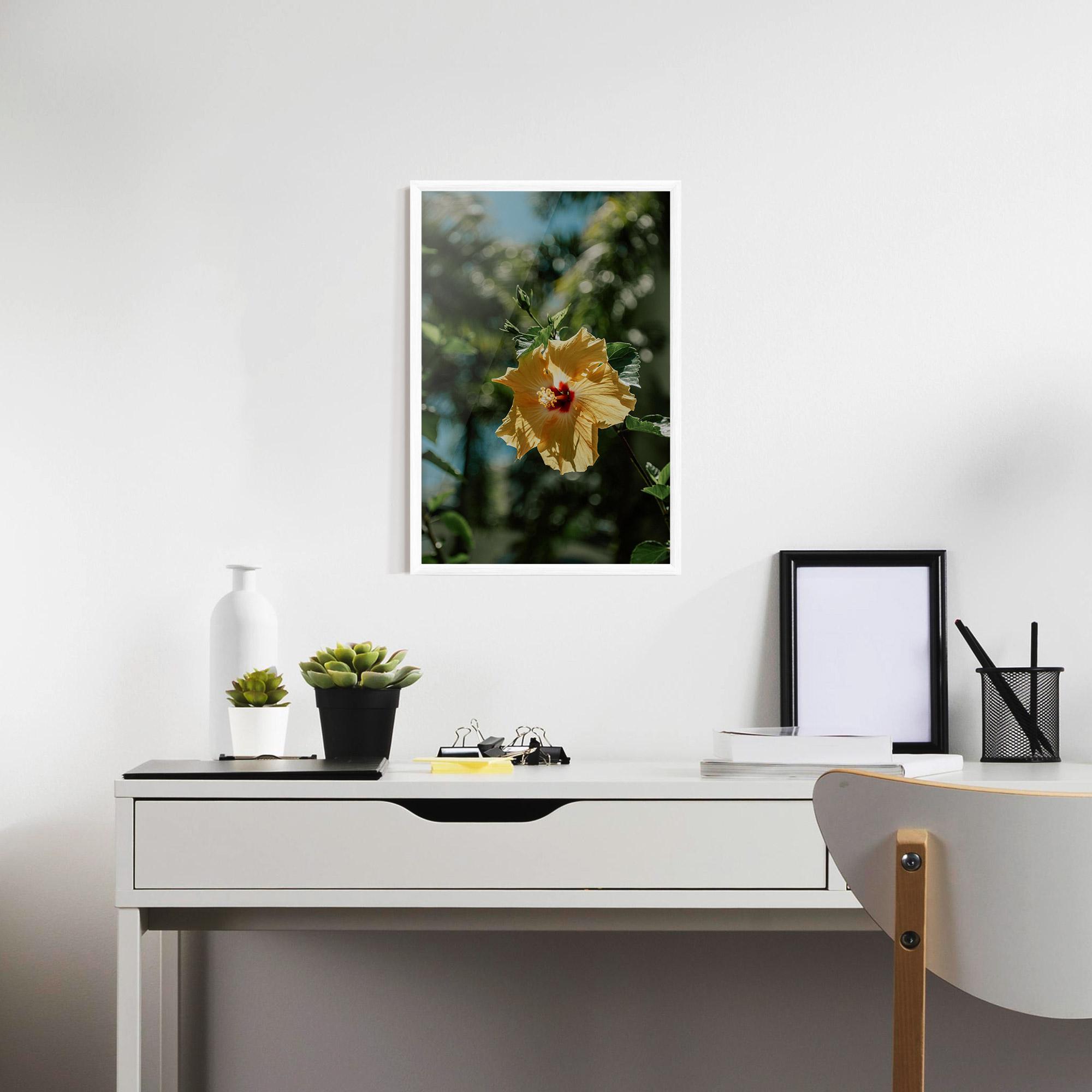 Gerahmte Poster Yellow Pretty Exotic mockup 7