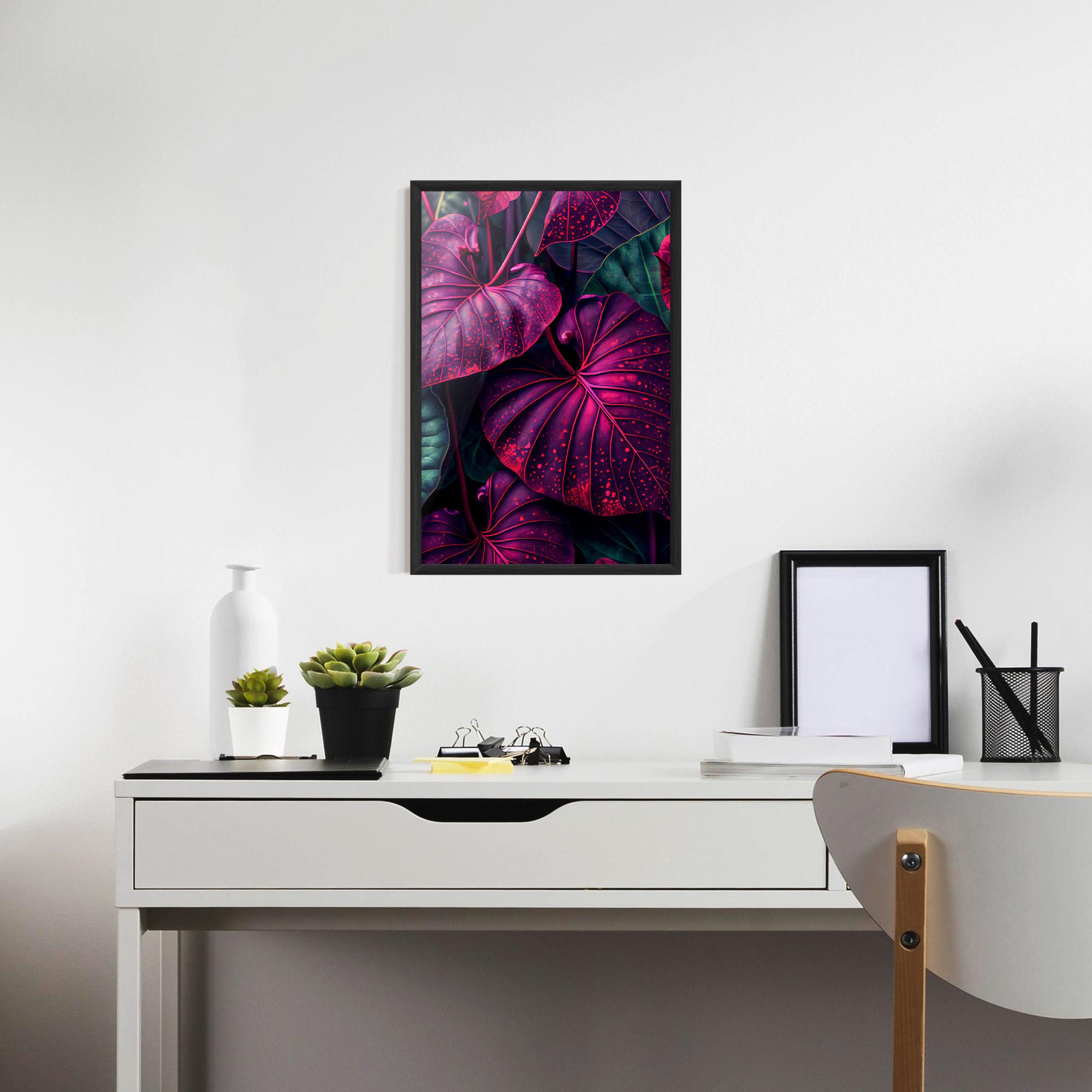 Gerahmte Poster Big Purple Exotic mockup 7
