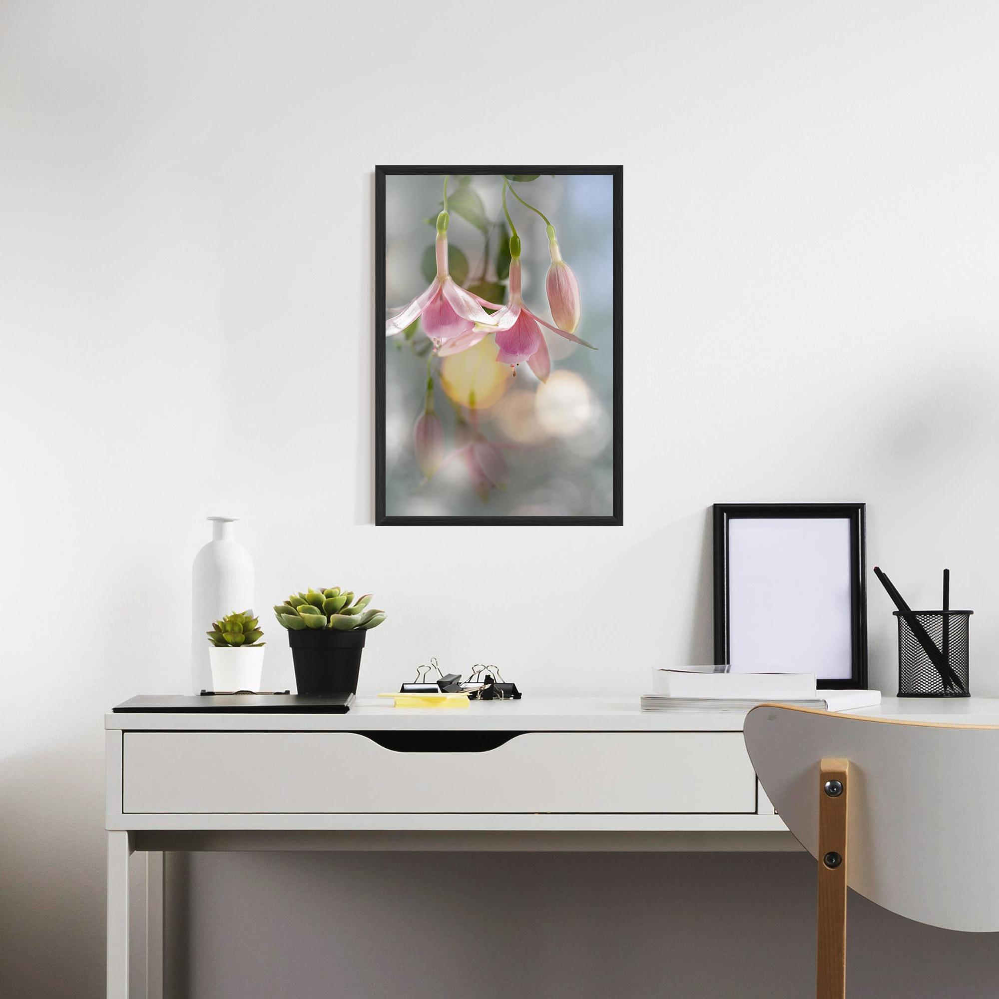 Gerahmte Poster Dreamy Pink Exotic mockup 7