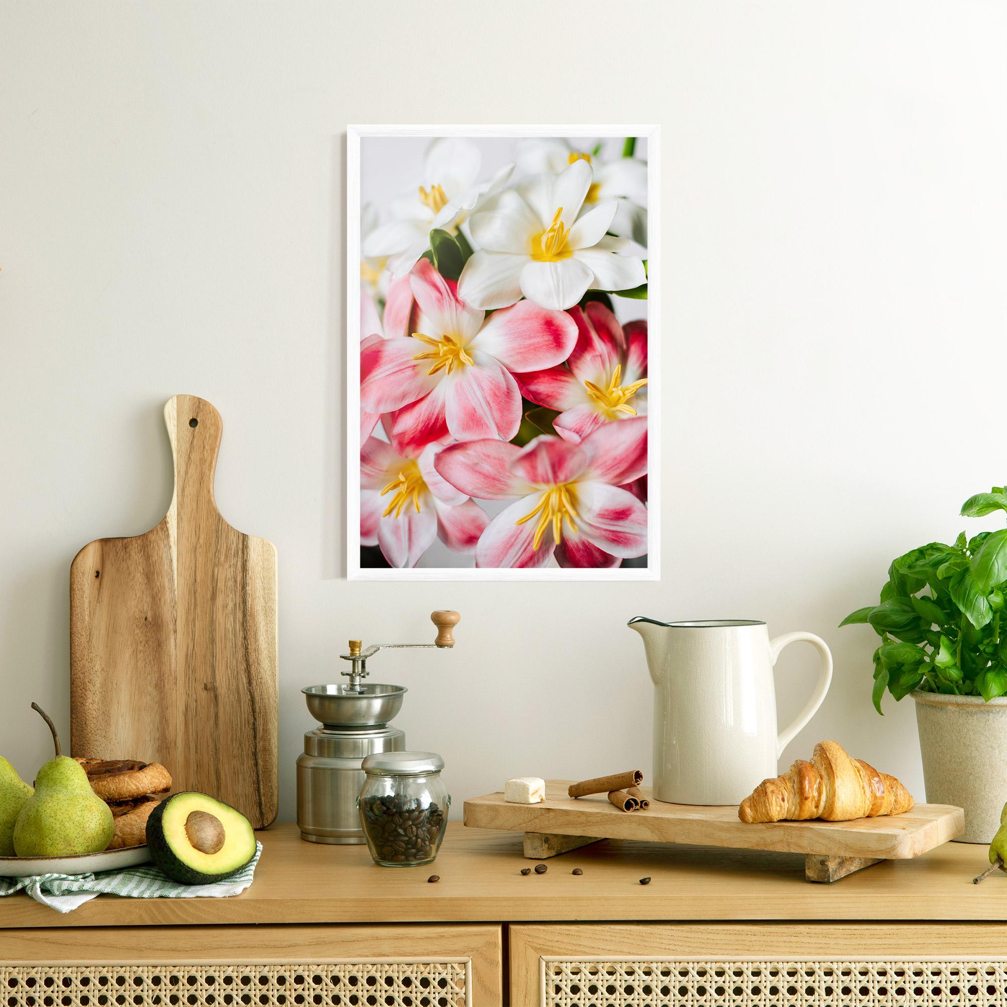 Gerahmte Poster Beautiful Exotic Flower mockup 8