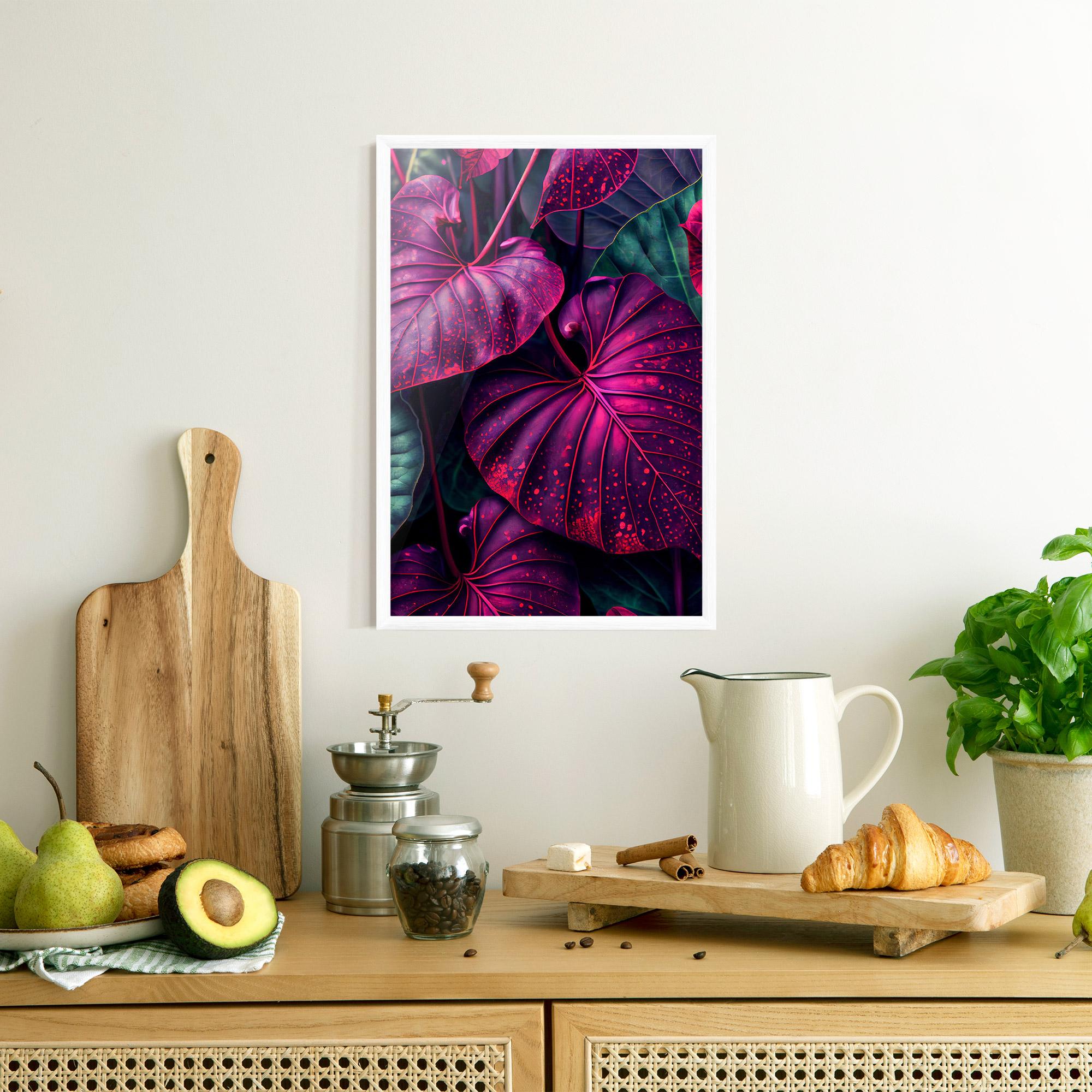 Gerahmte Poster Big Purple Exotic mockup 8