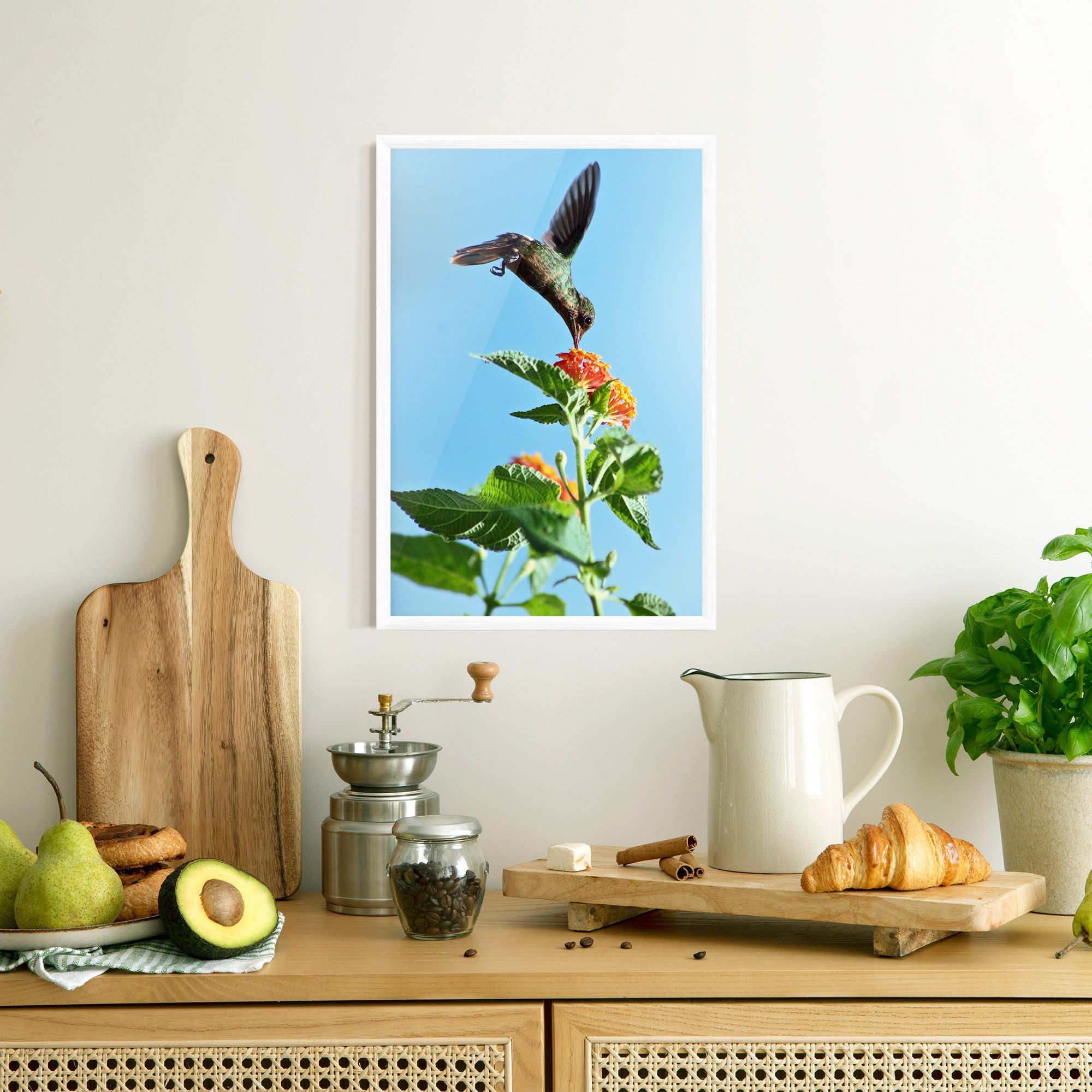 Bird Exotic Flower mockup 8