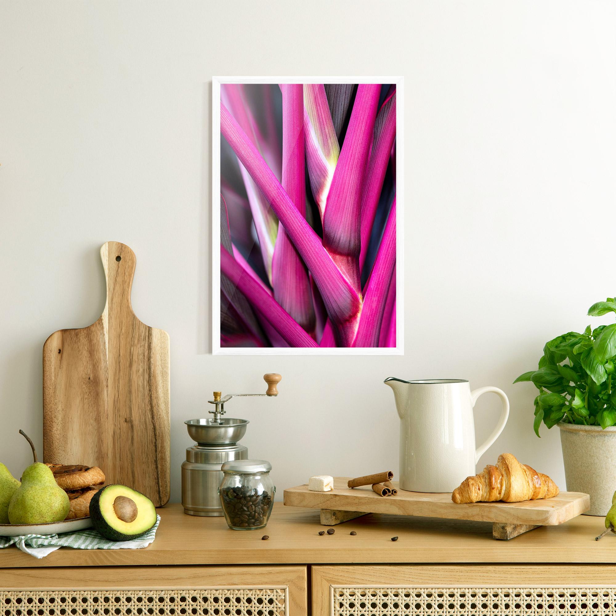 Gerahmte Poster Purple Exotic Plant mockup 8