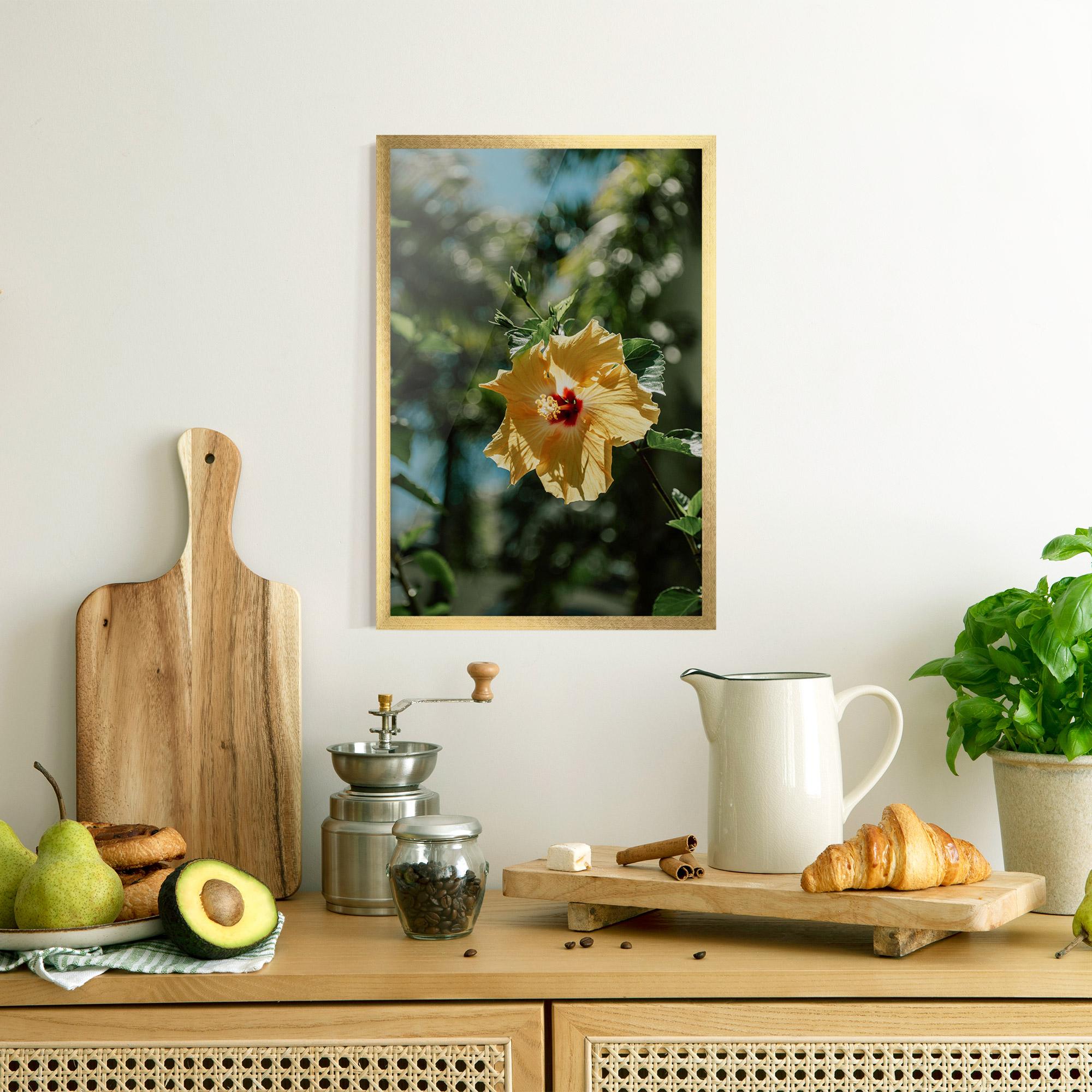 Gerahmte Poster Yellow Pretty Exotic mockup 8