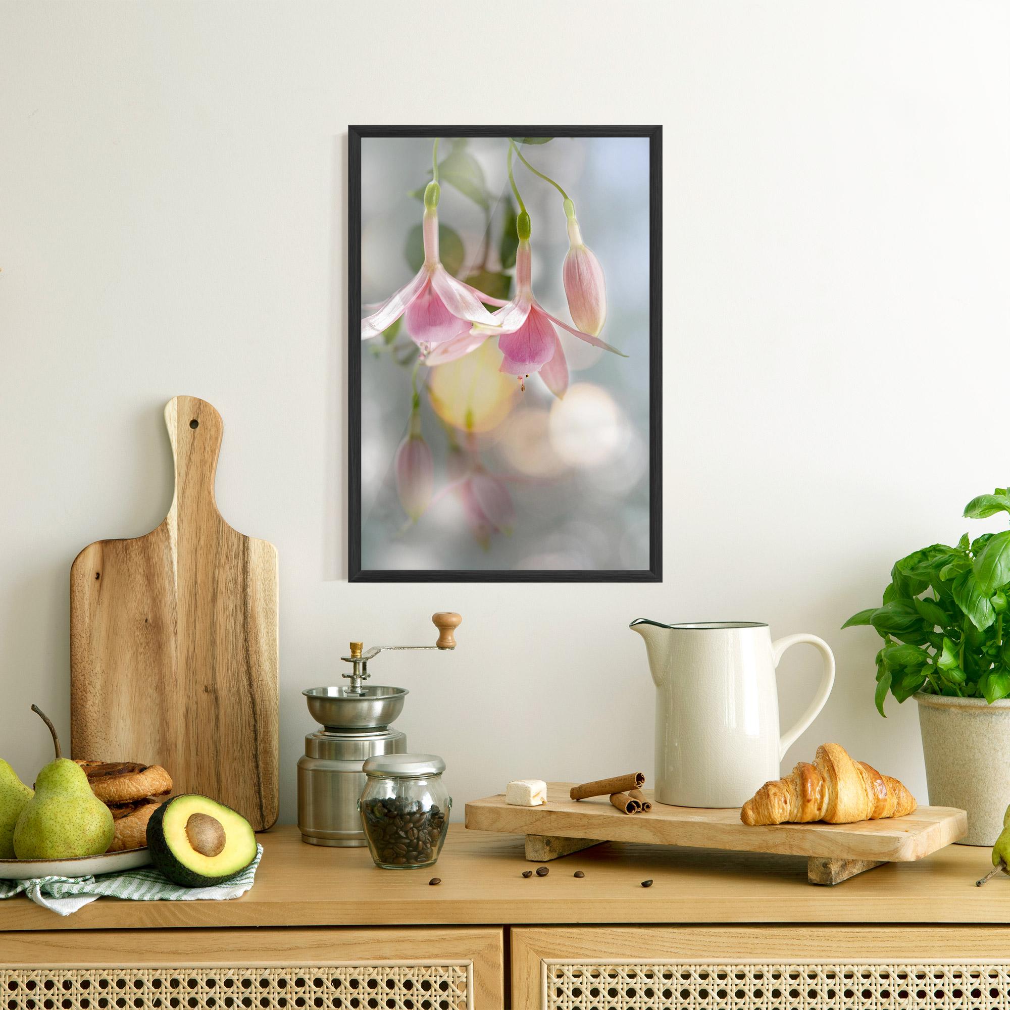 Gerahmte Poster Dreamy Pink Exotic mockup 8