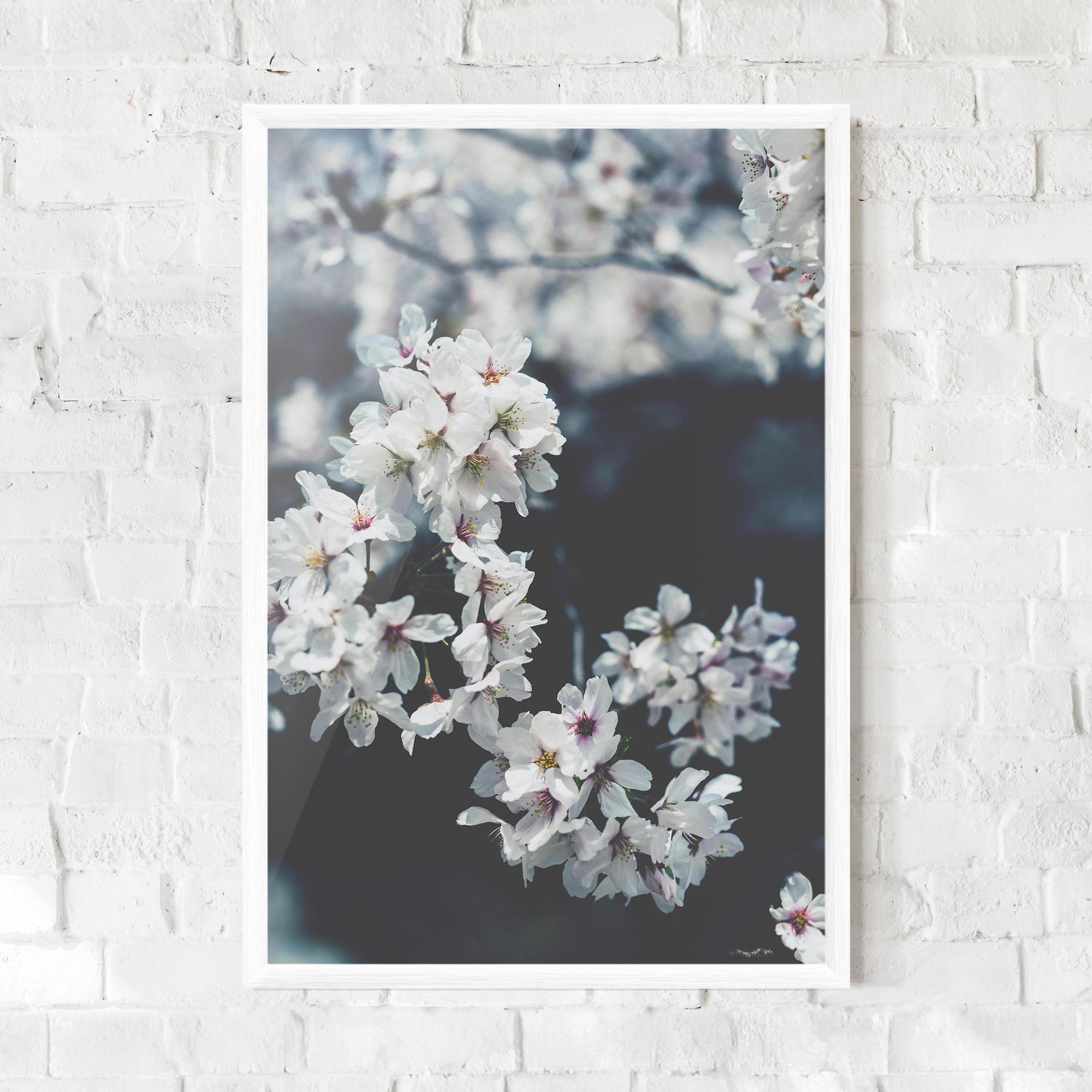 Gerahmte Poster White Tree mockup 0