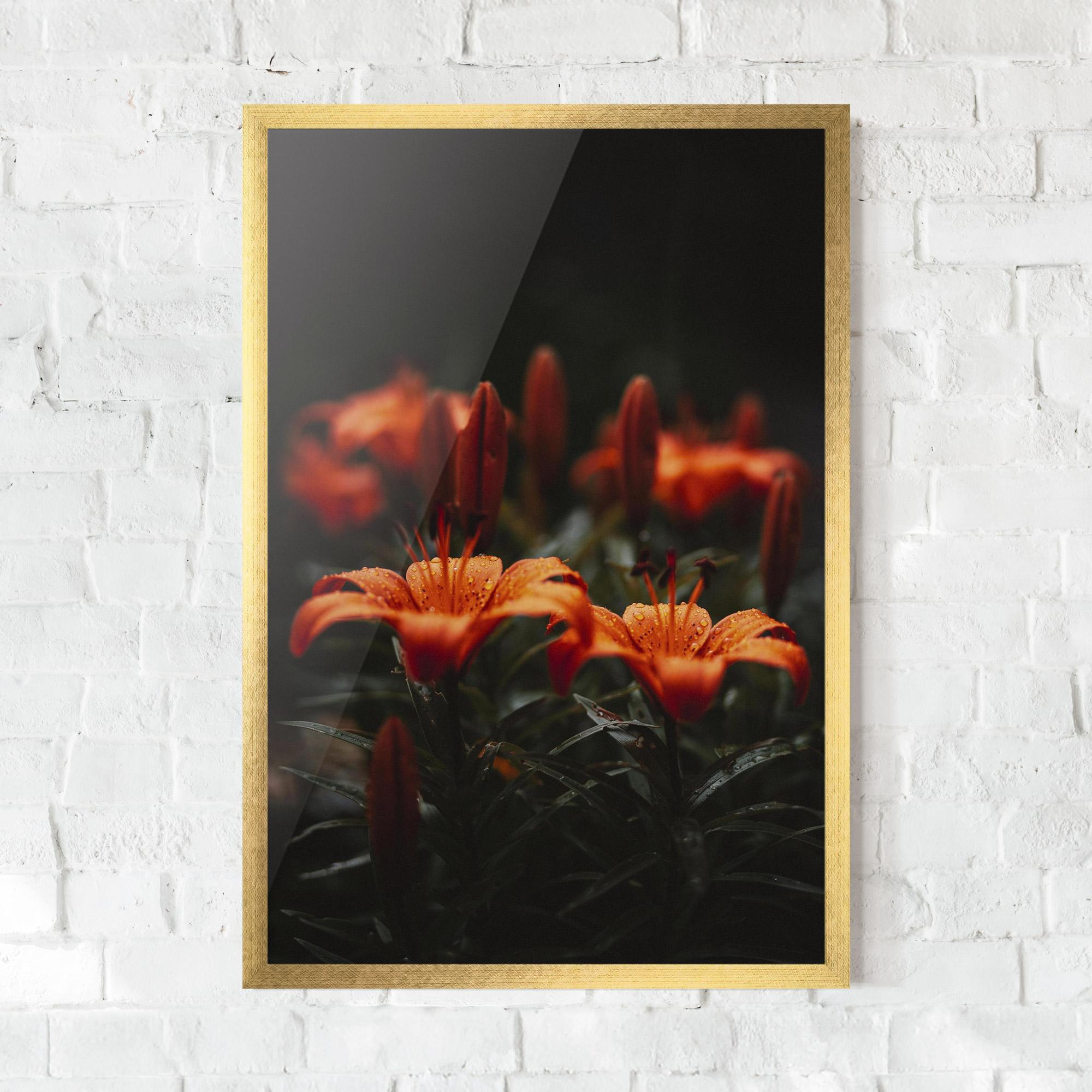 Gerahmte Poster Dreamy Wild Flower mockup 0