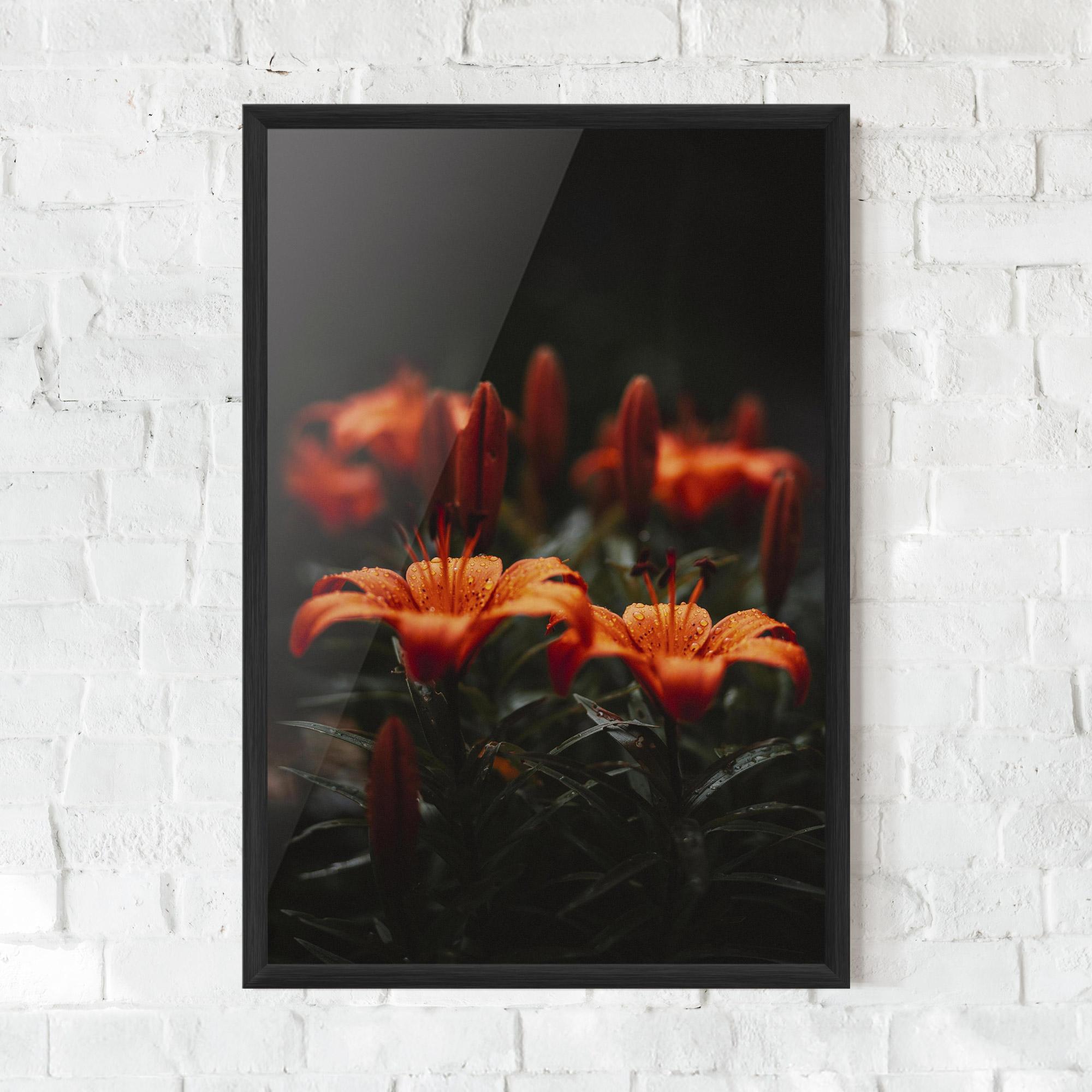 Gerahmte Poster Dreamy Wild Flower mockup 0