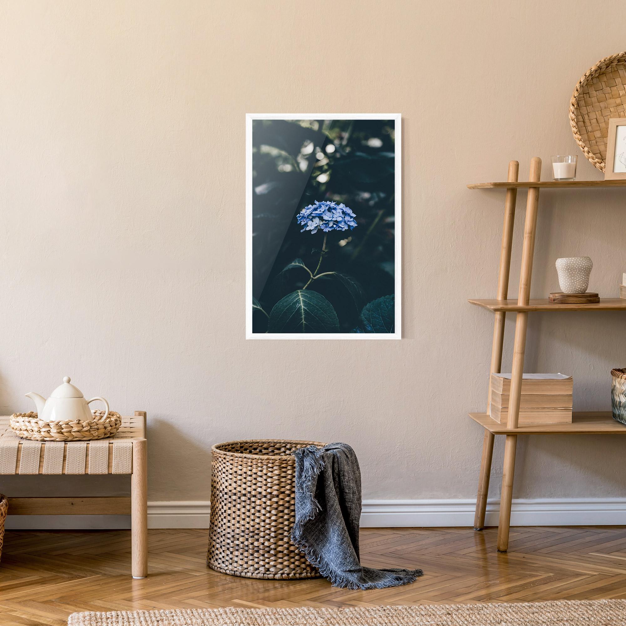 Gerahmte Poster Forest Blue Flower mockup 9