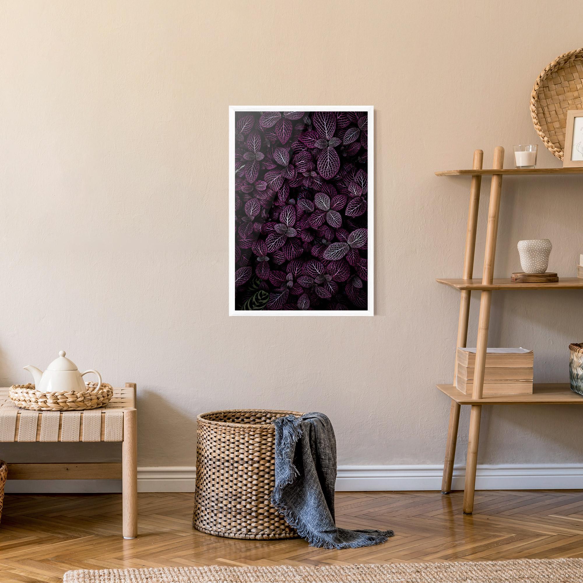 Gerahmte Poster Purple Leaves mockup 9