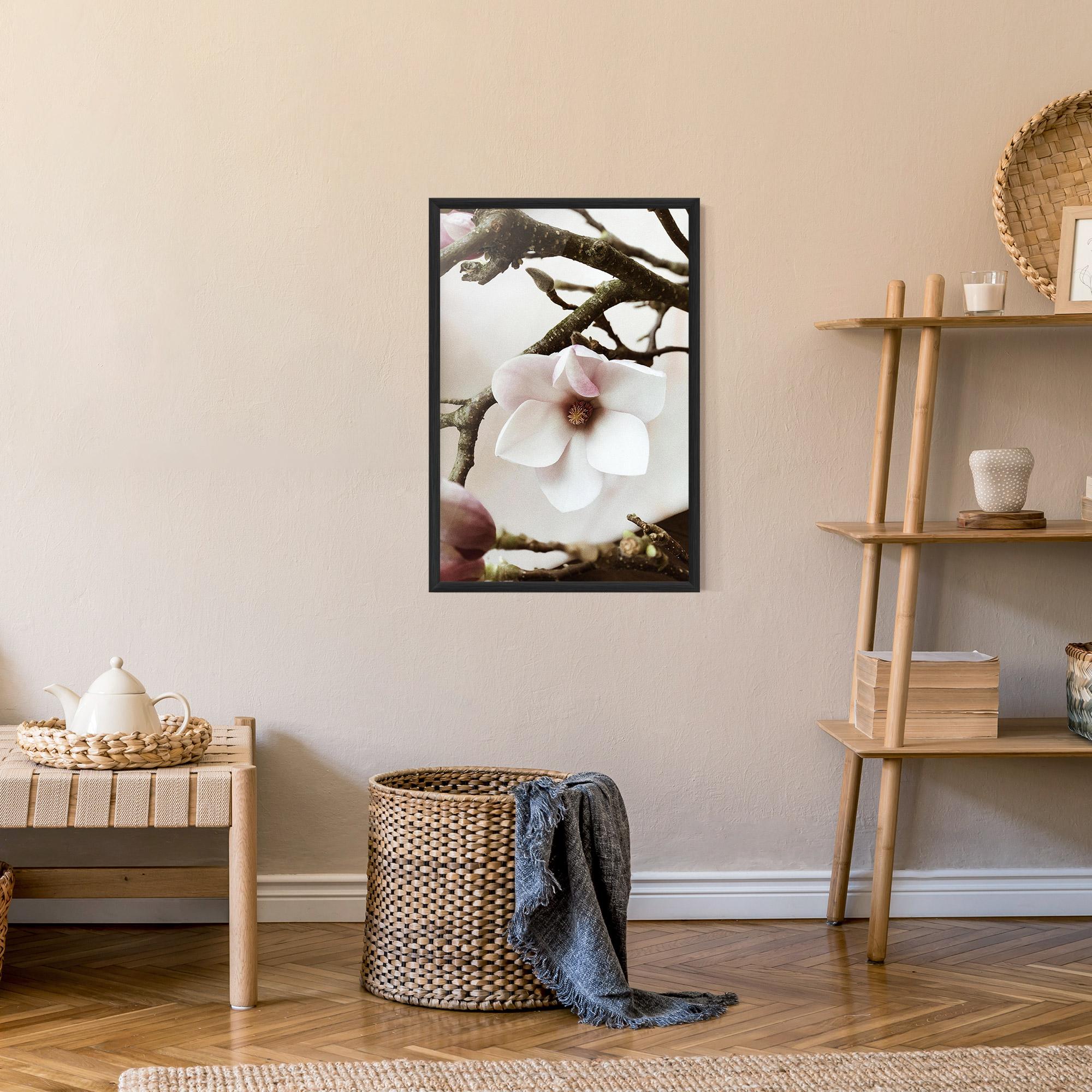 Gerahmte Poster White Flower Tree mockup 9