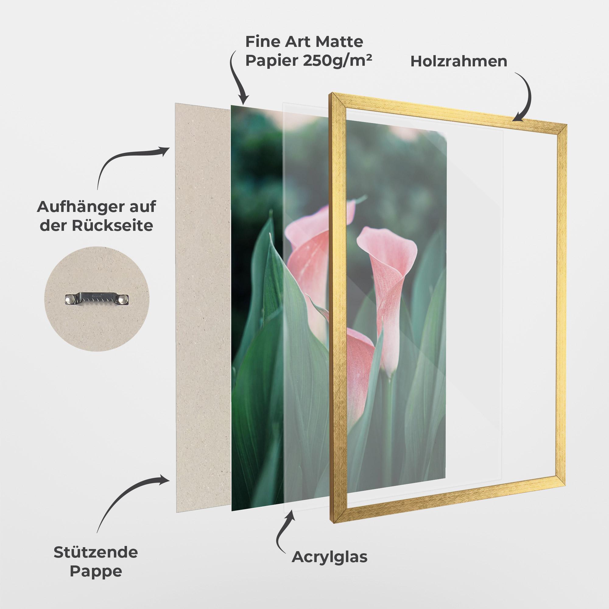 Gerahmte Poster Early Spring mockup 1