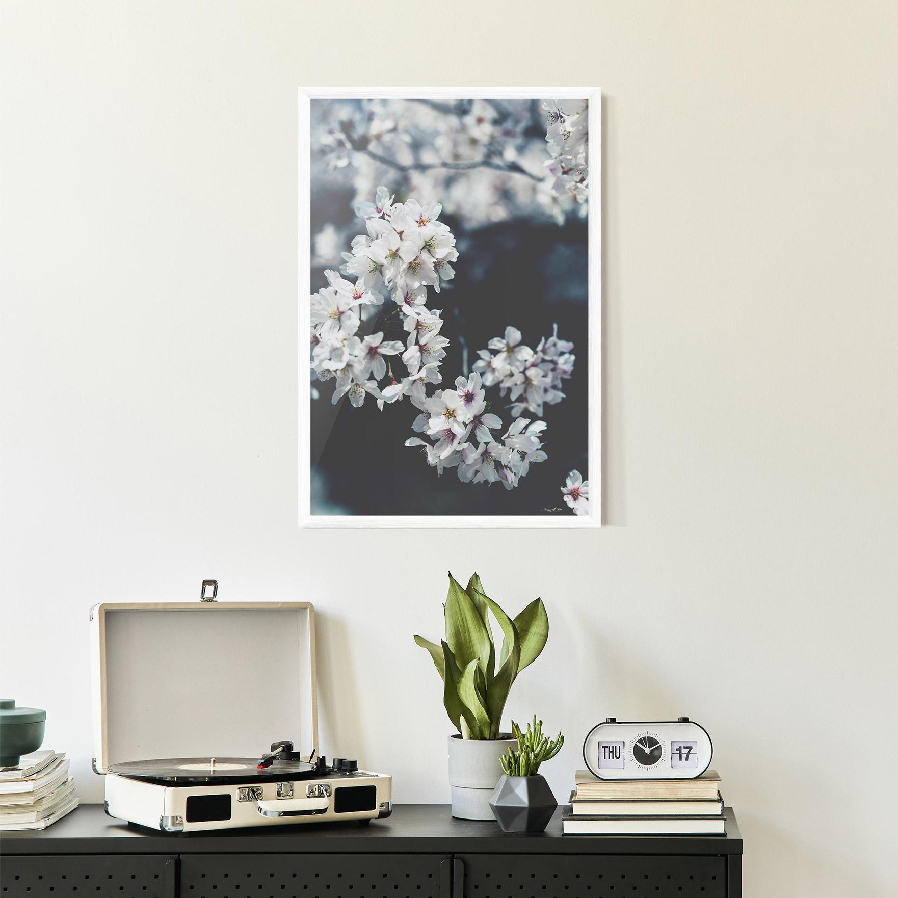 Gerahmte Poster White Tree mockup 2