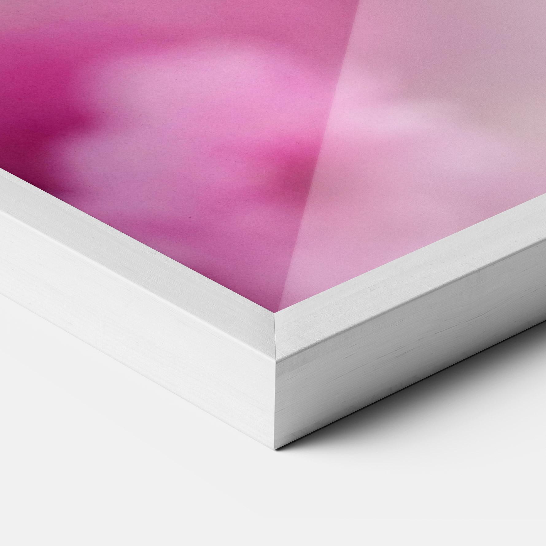 Gerahmte Poster Pink Flower Tree mockup 3