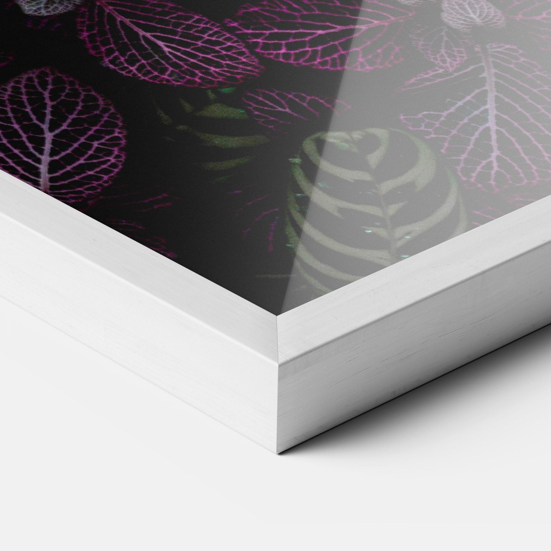 Gerahmte Poster Purple Leaves mockup 3