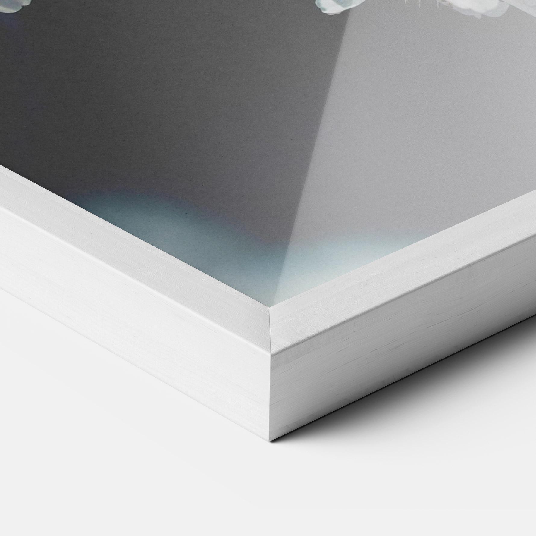 Gerahmte Poster White Tree mockup 3