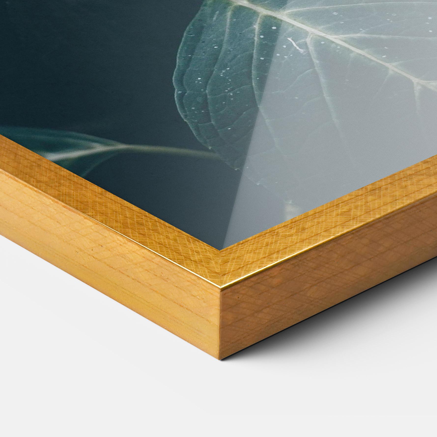 Gerahmte Poster Forest Blue Flower mockup 3