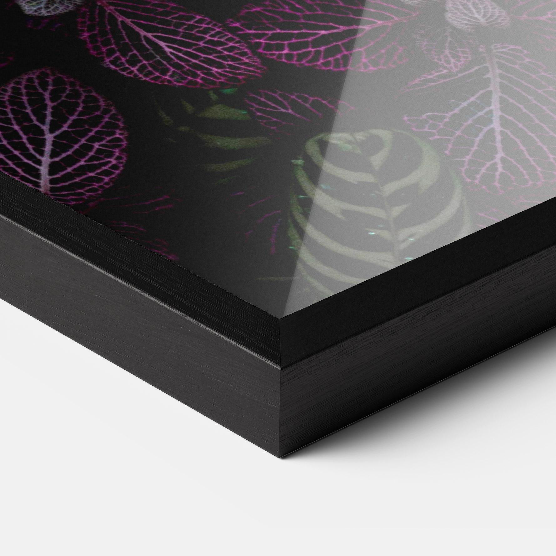 Gerahmte Poster Purple Leaves mockup 3