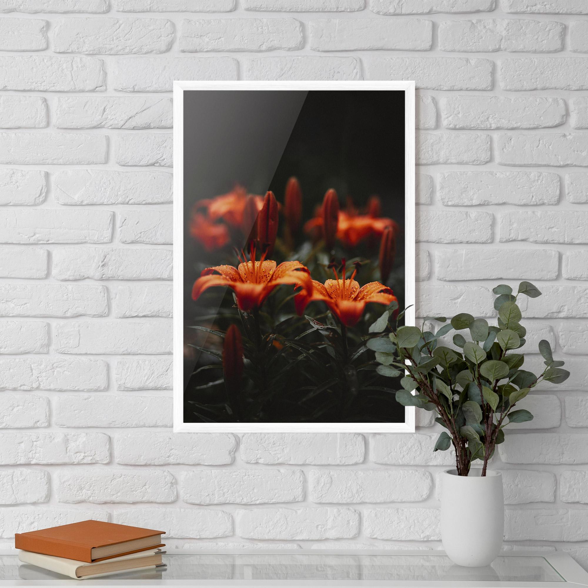 Gerahmte Poster Dreamy Wild Flower mockup 5