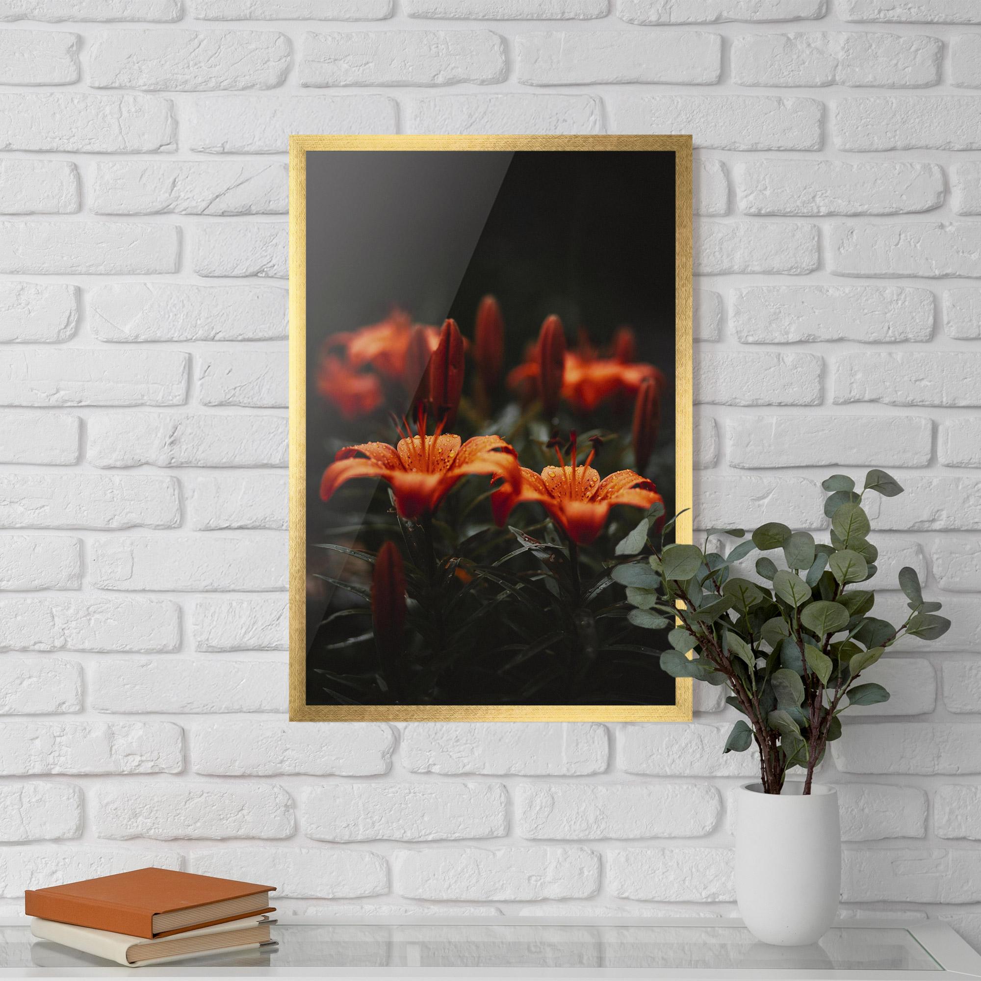Gerahmte Poster Dreamy Wild Flower mockup 5