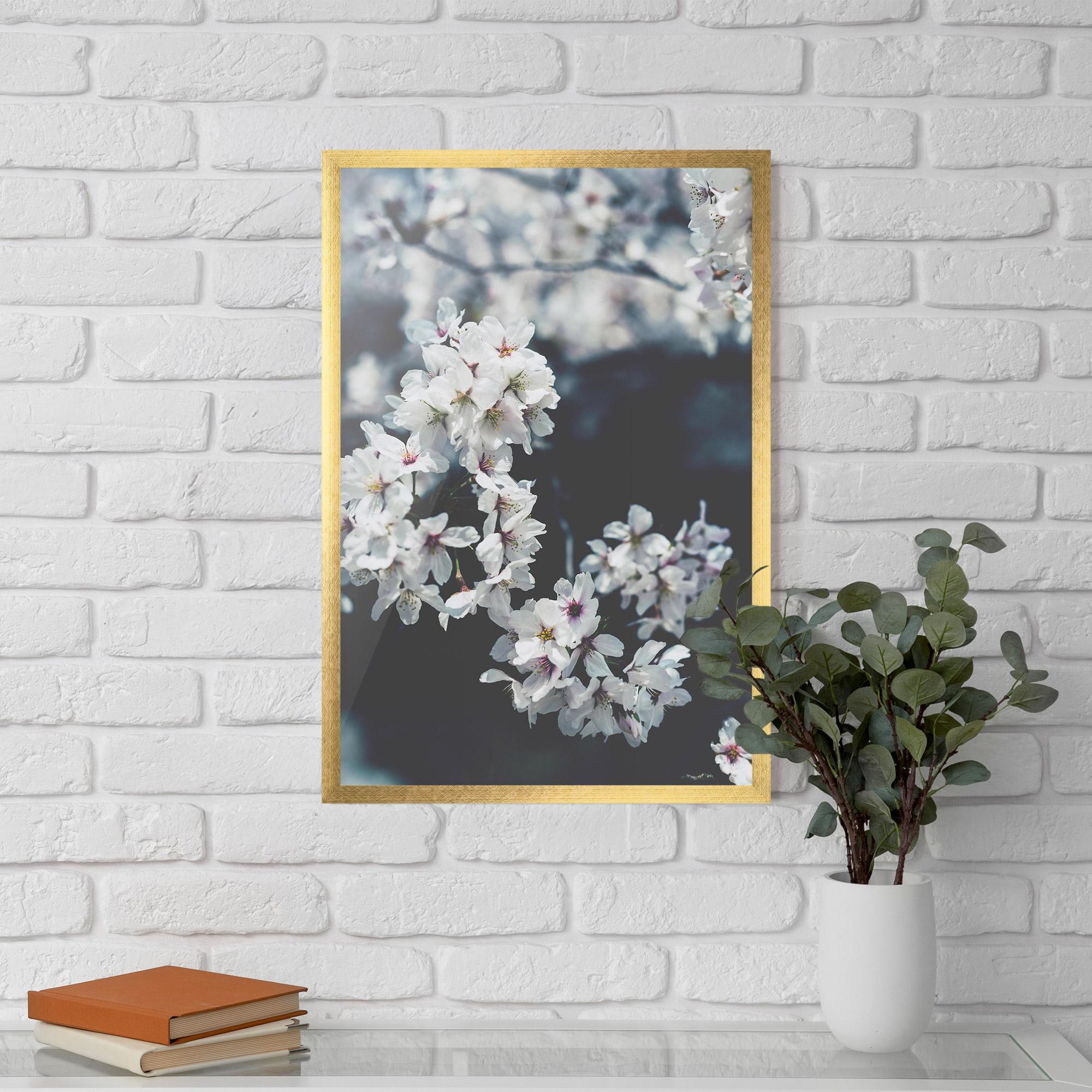 Gerahmte Poster White Tree mockup 5