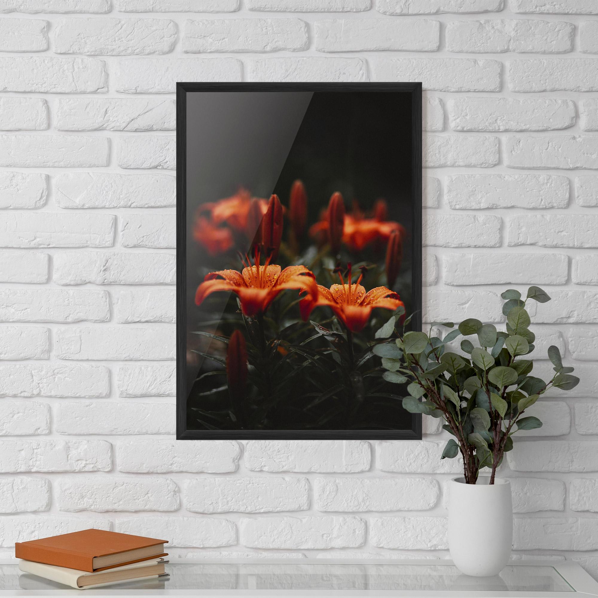 Gerahmte Poster Dreamy Wild Flower mockup 5