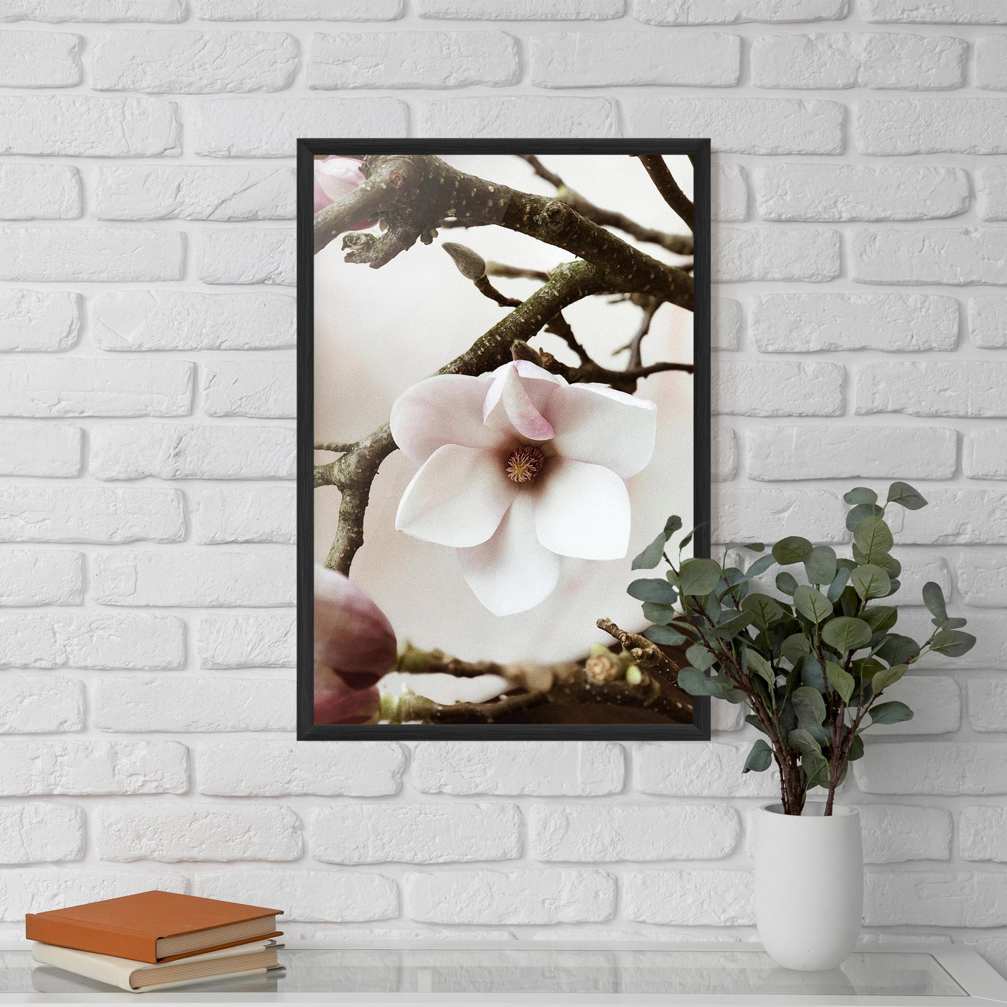 Gerahmte Poster White Flower Tree mockup 5