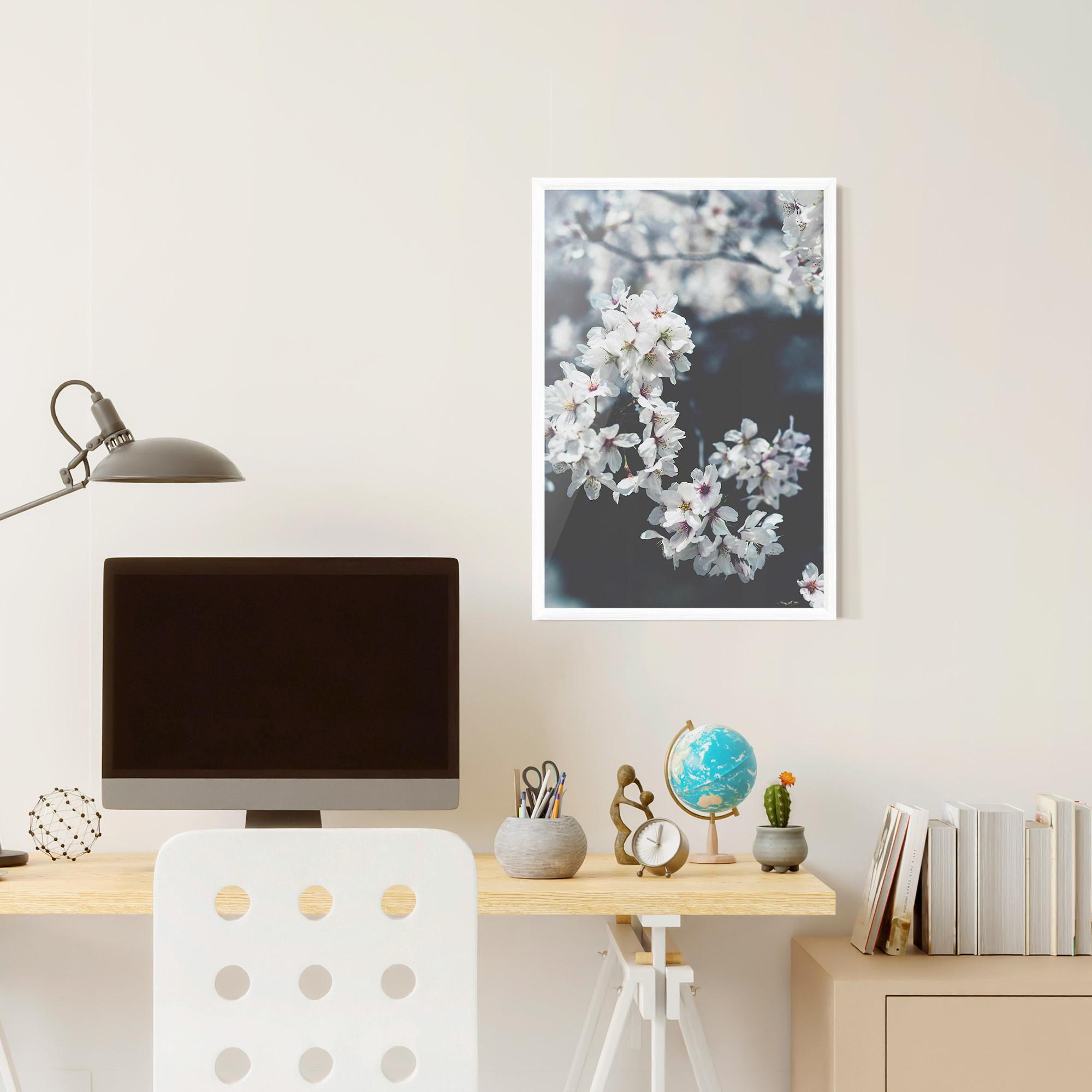 Gerahmte Poster White Tree mockup 6