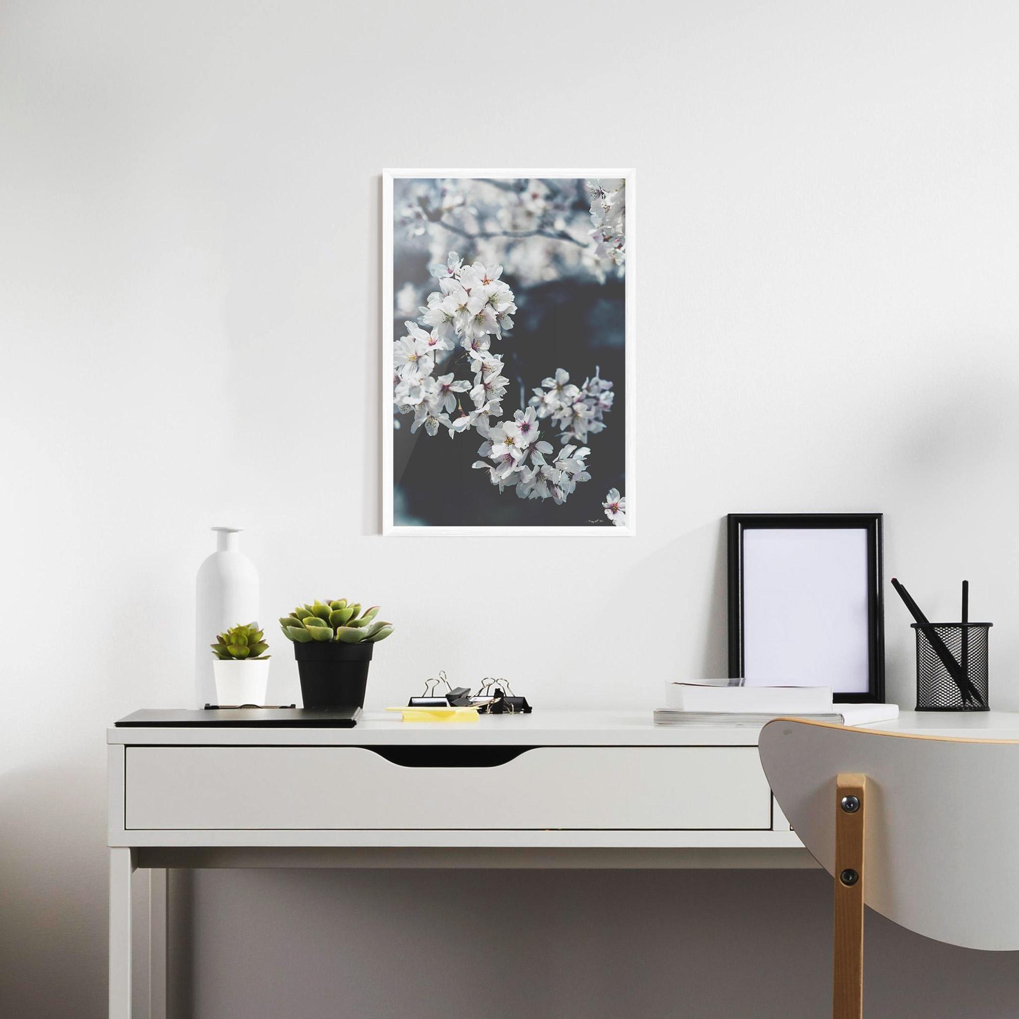 Gerahmte Poster White Tree mockup 7