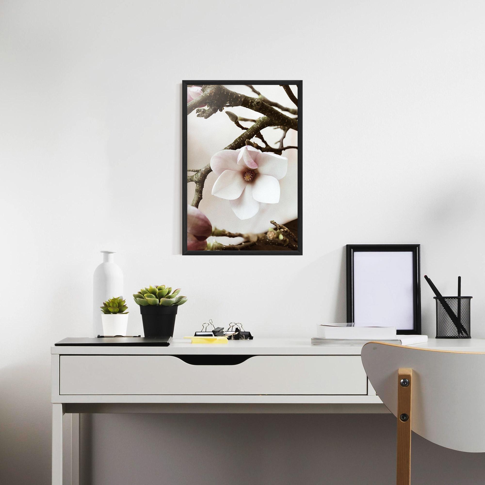 Gerahmte Poster White Flower Tree mockup 7