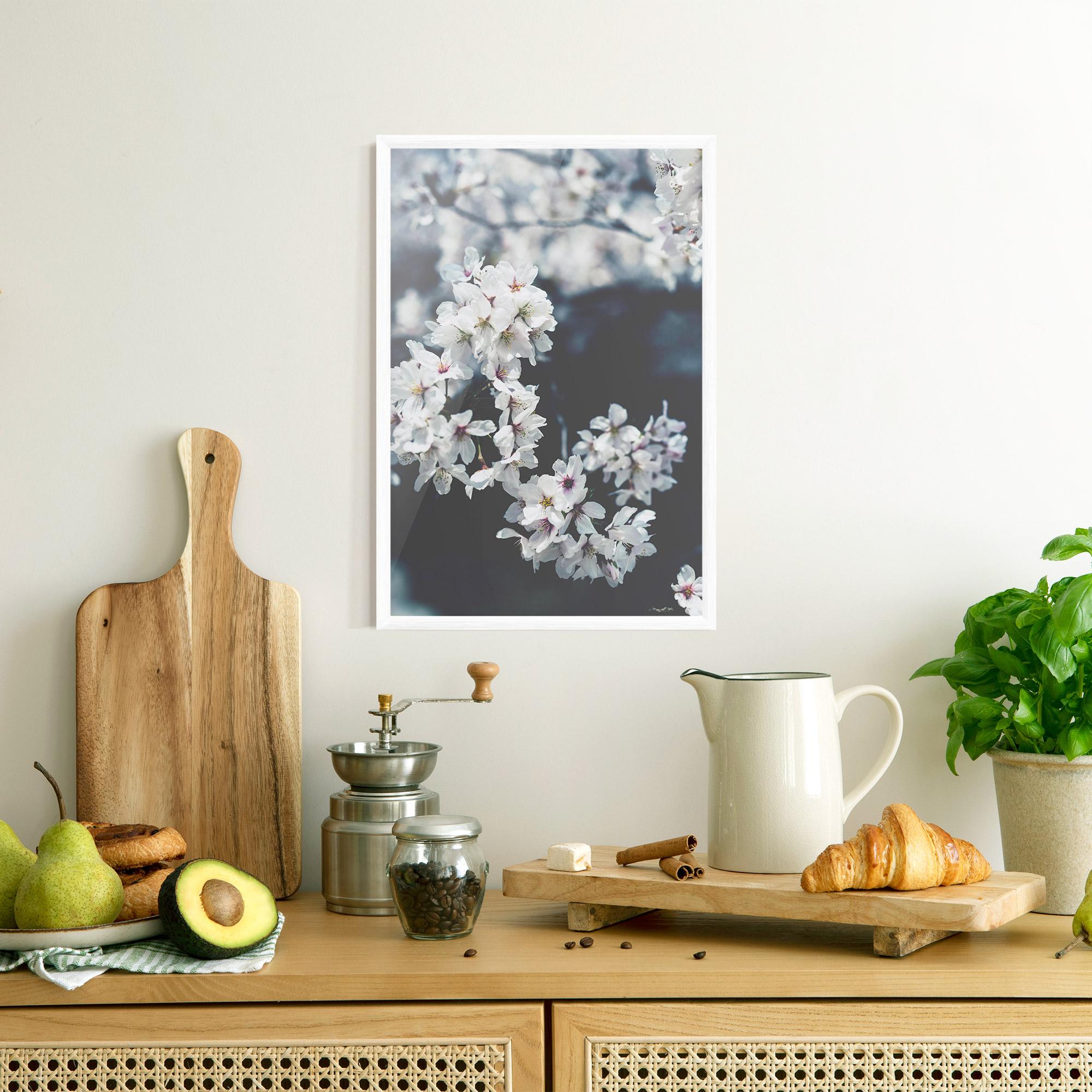 Gerahmte Poster White Tree mockup 8