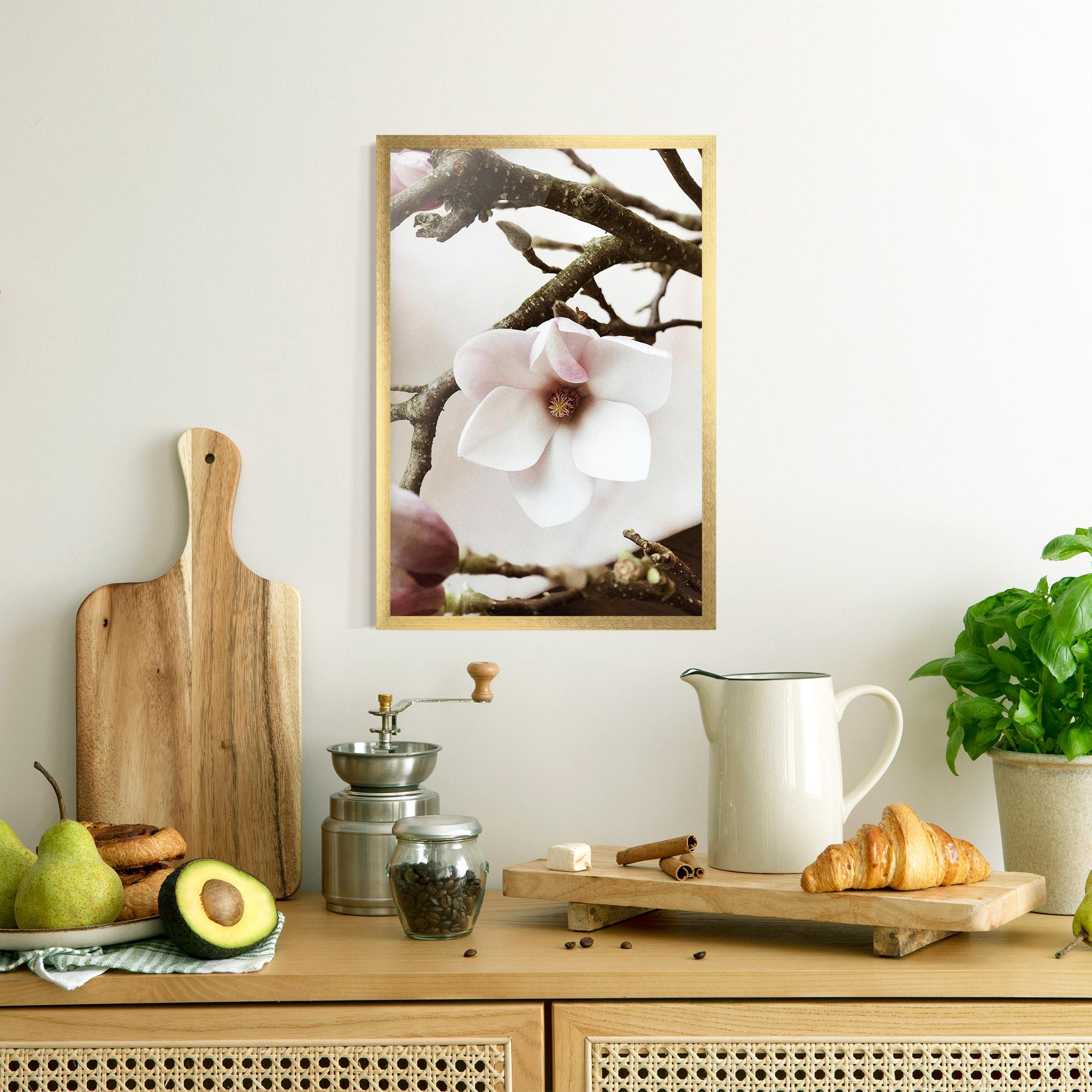 Gerahmte Poster White Flower Tree mockup 8