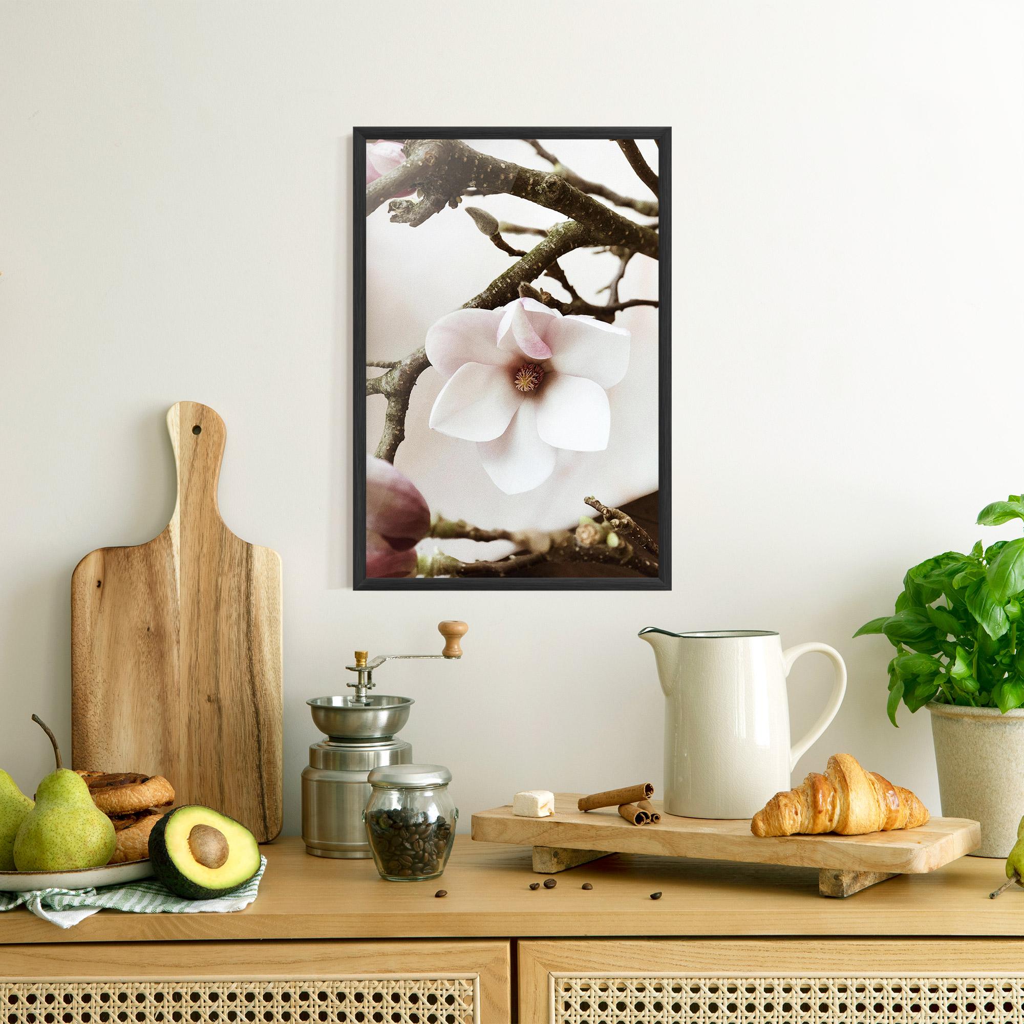 Gerahmte Poster White Flower Tree mockup 8