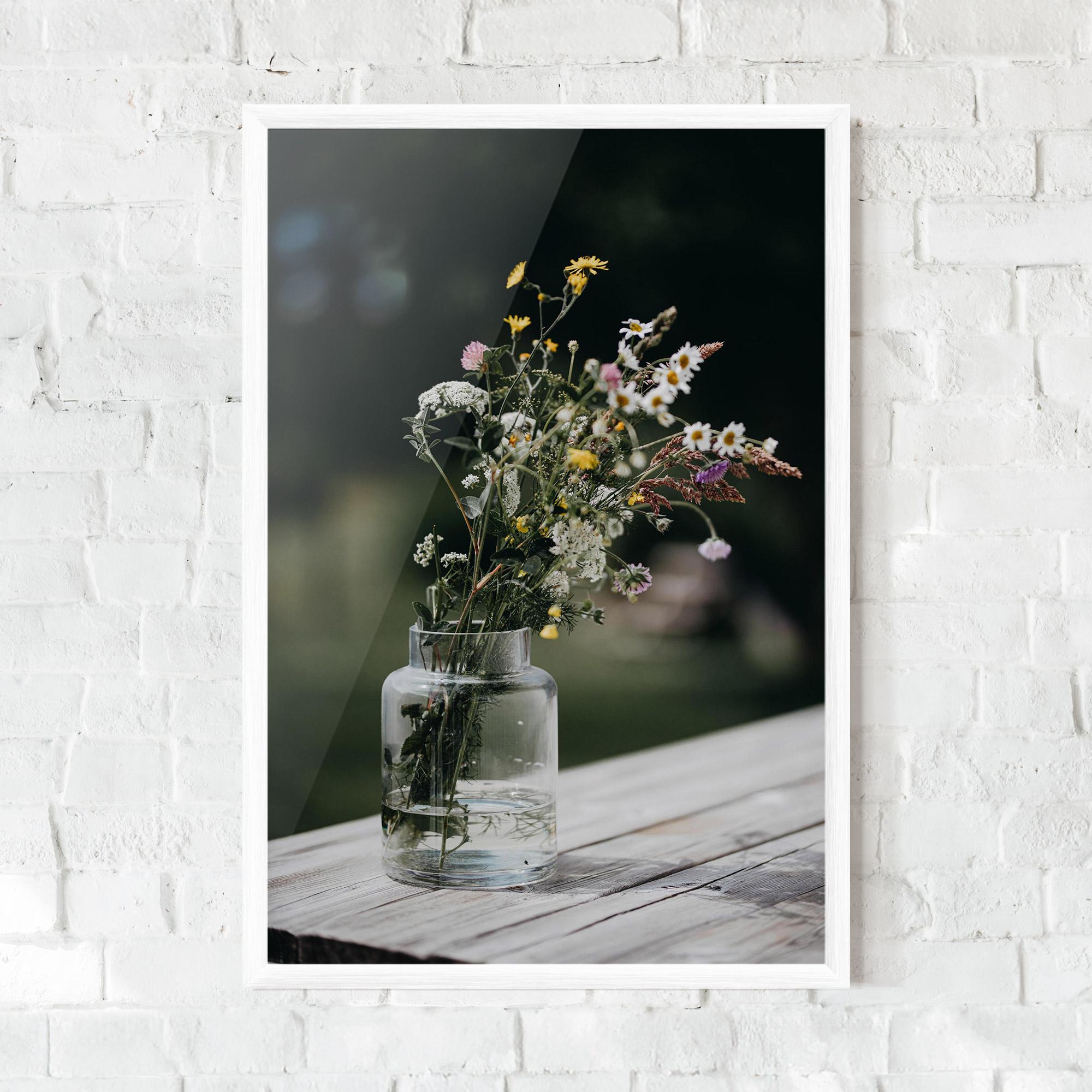 Gerahmte Poster Nature Vase Flower mockup 0