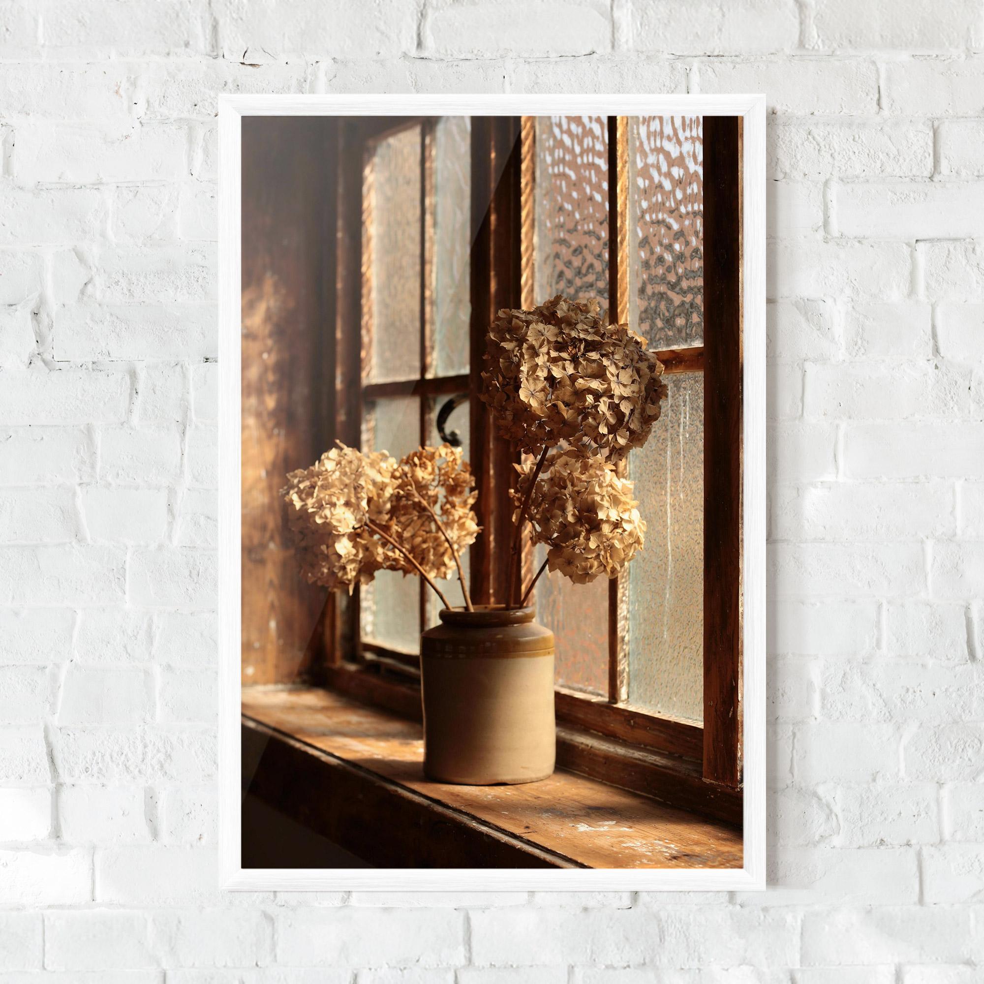 Gerahmte Poster Vintage Vase Flowers mockup 0