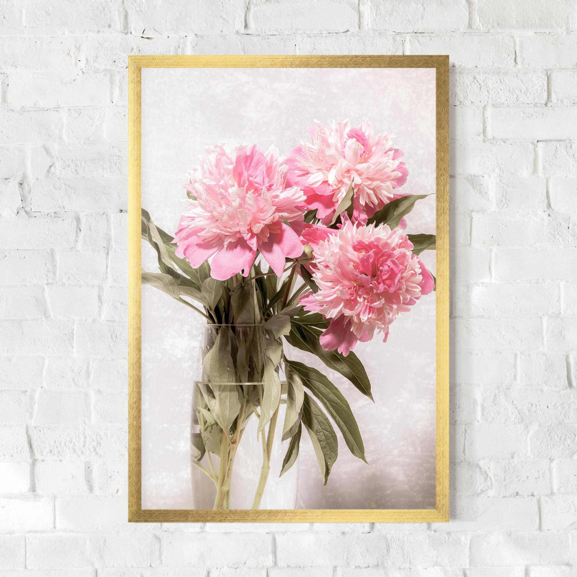 Gerahmte Poster Bouquet Vase mockup 0