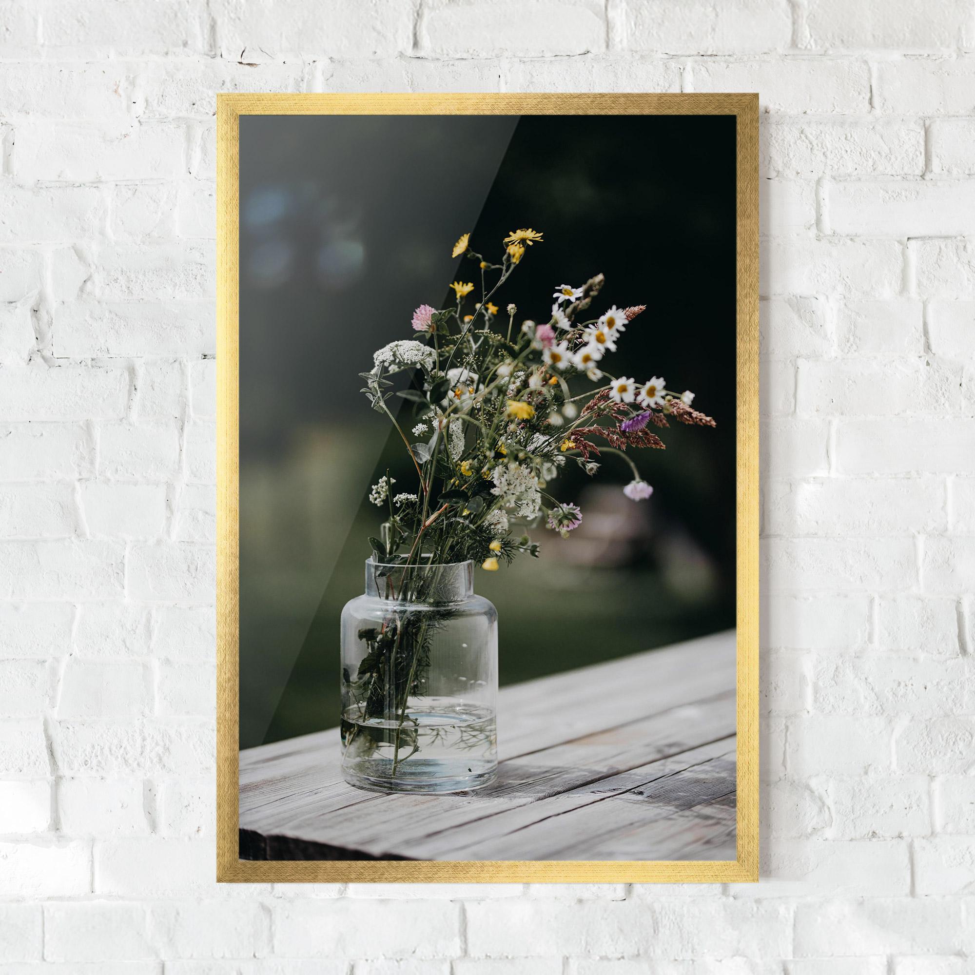 Gerahmte Poster Nature Vase Flower mockup 0