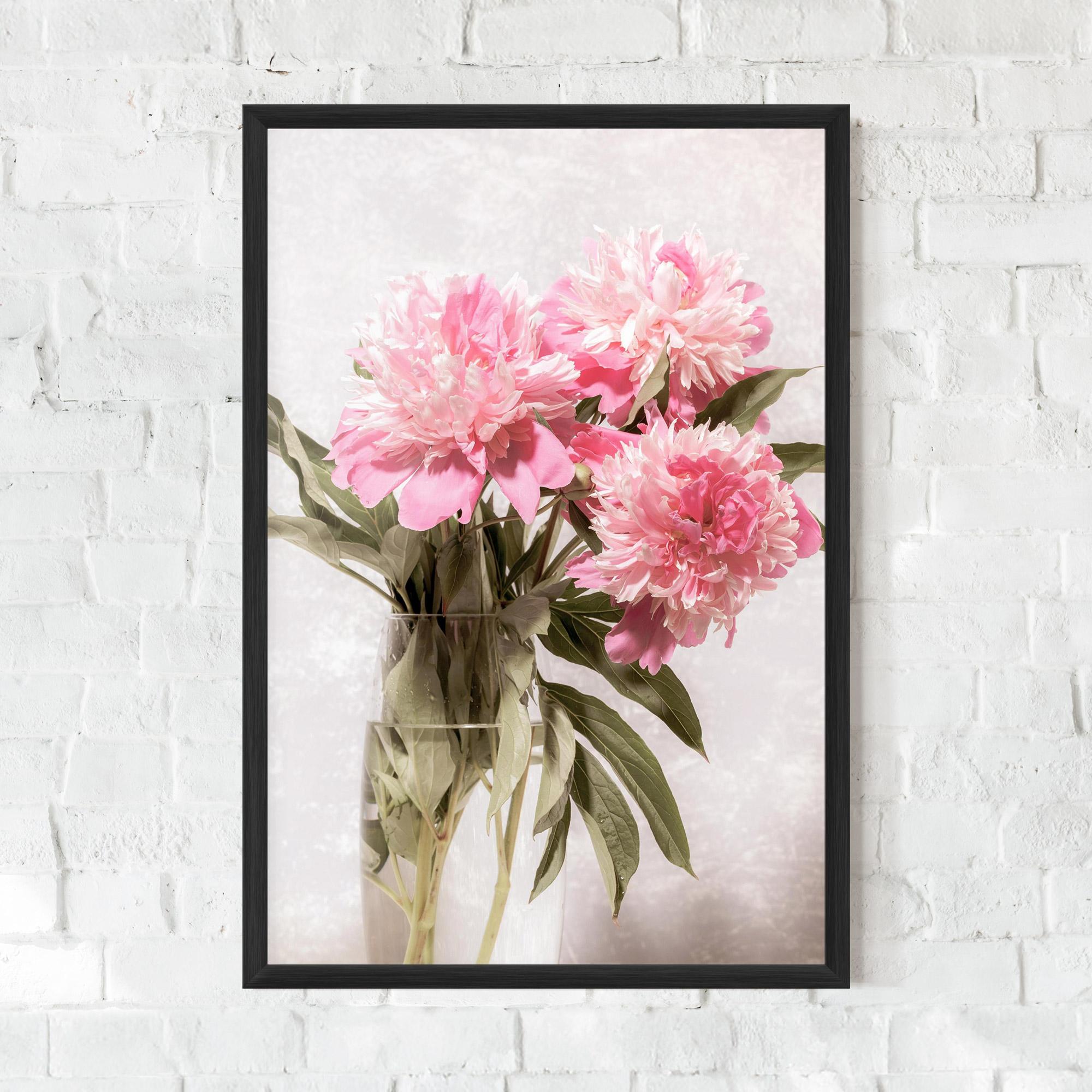 Gerahmte Poster Bouquet Vase mockup 0