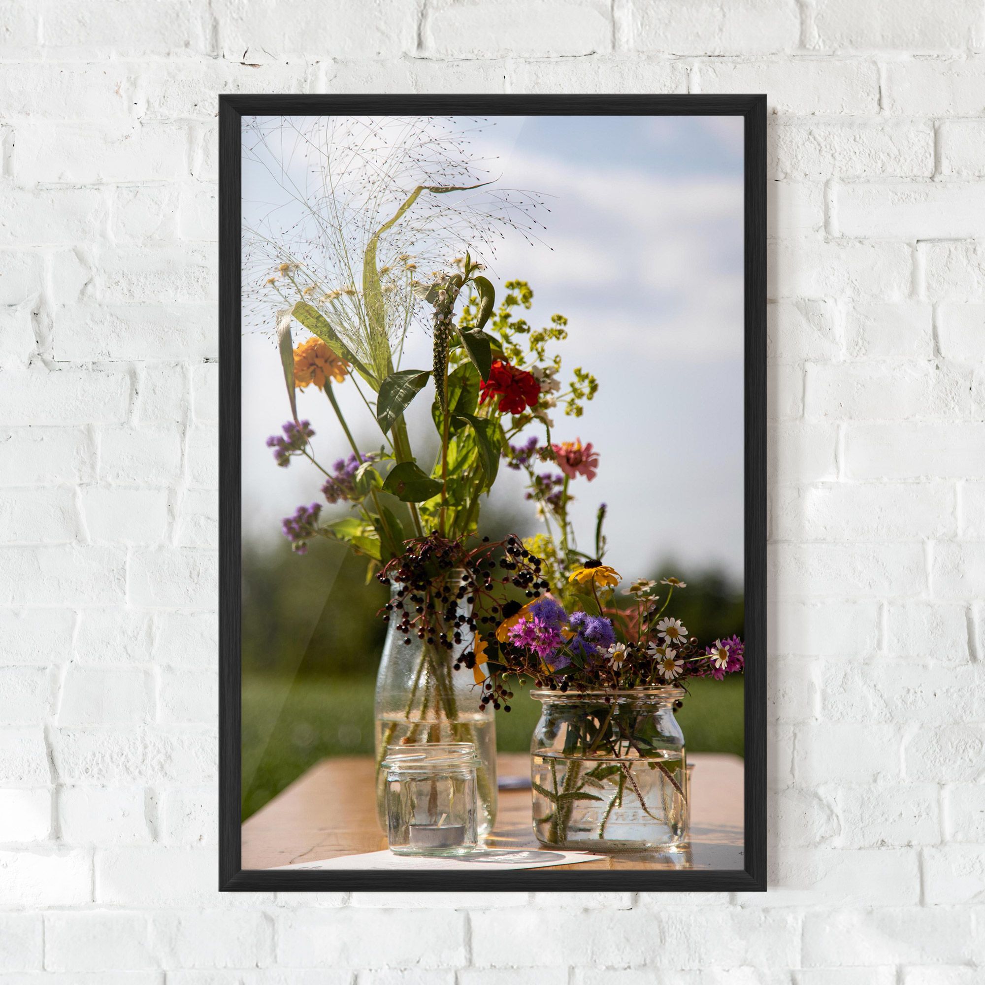 Wild Flowers Vase mockup 0