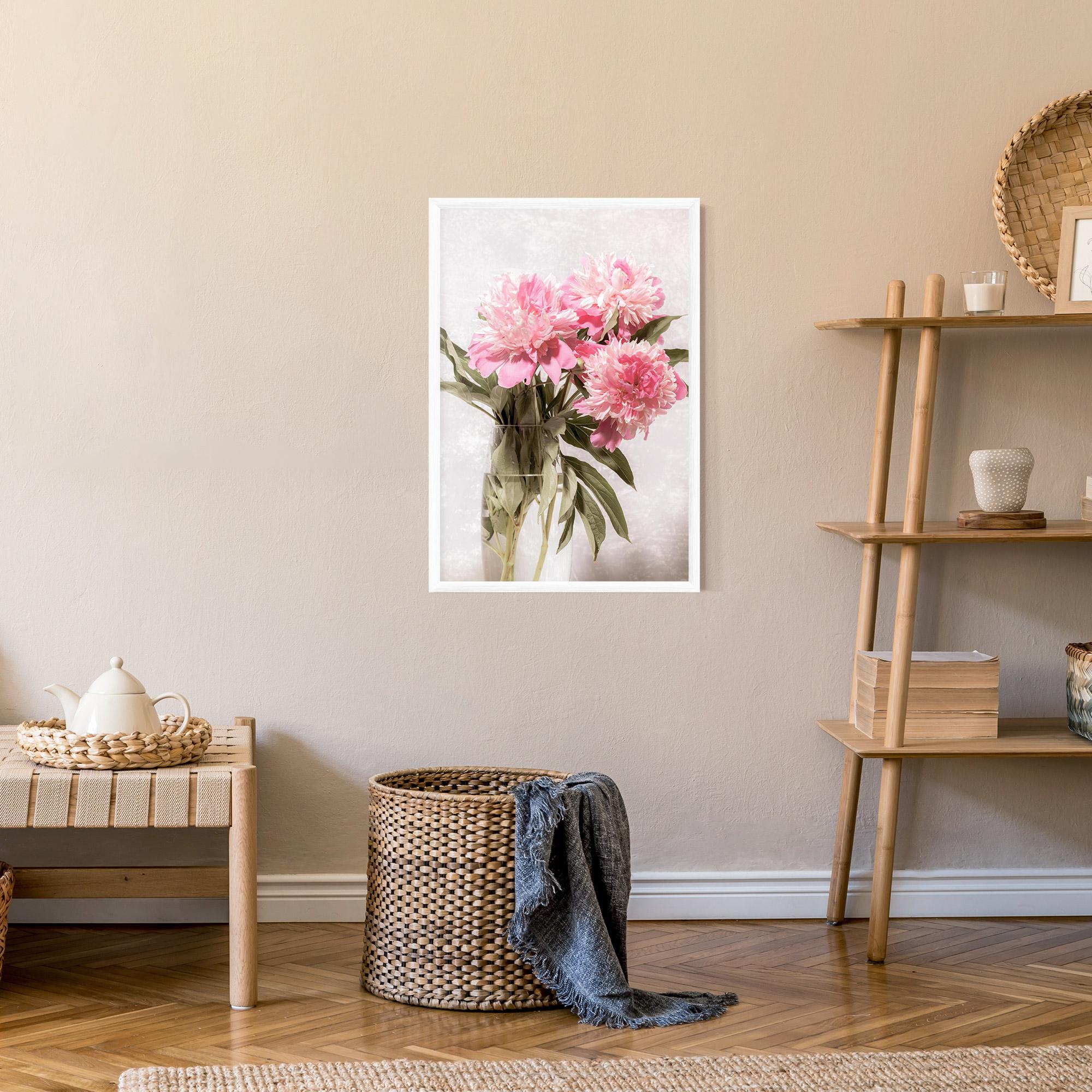 Gerahmte Poster Bouquet Vase mockup 9