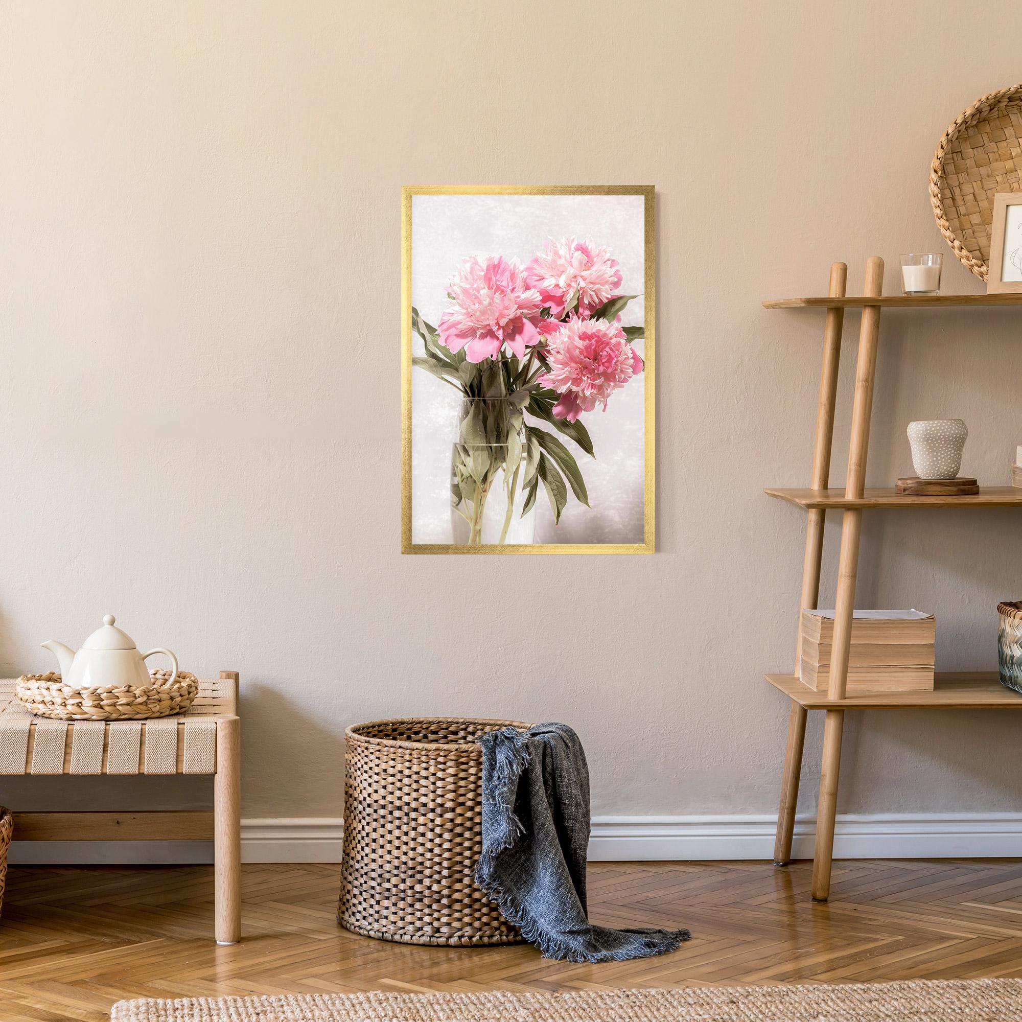 Gerahmte Poster Bouquet Vase mockup 9