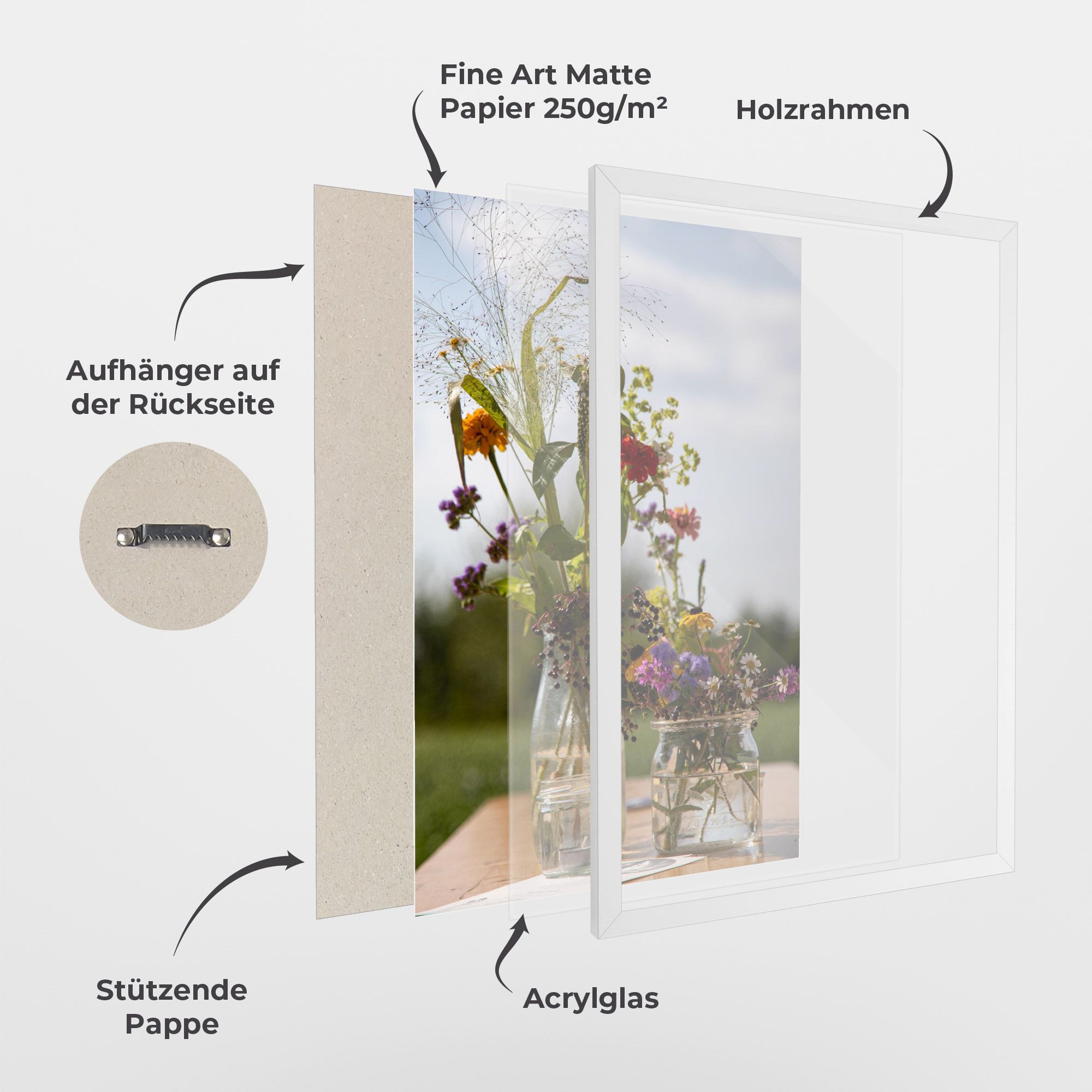 Wild Flowers Vase mockup 1