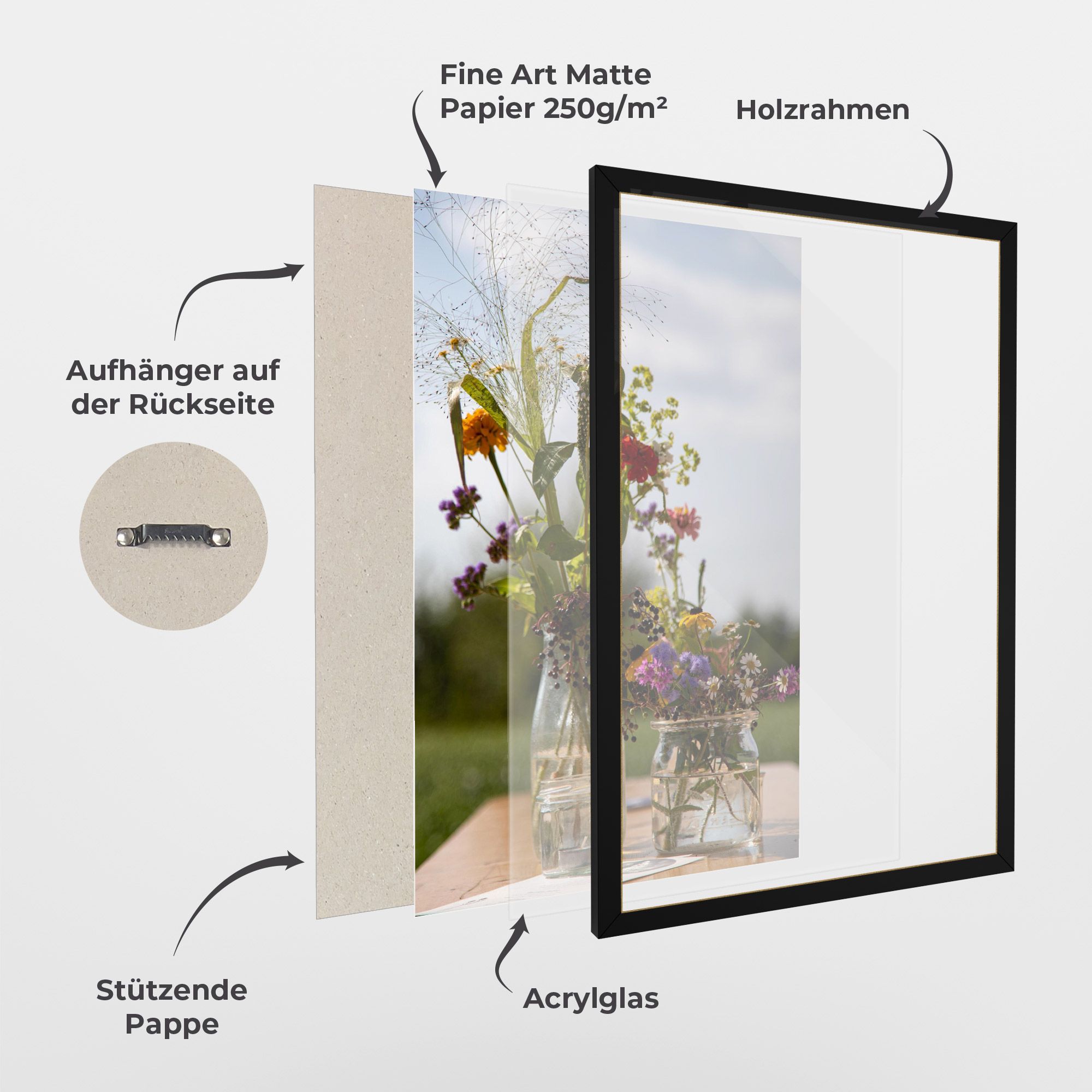 Wild Flowers Vase mockup 1