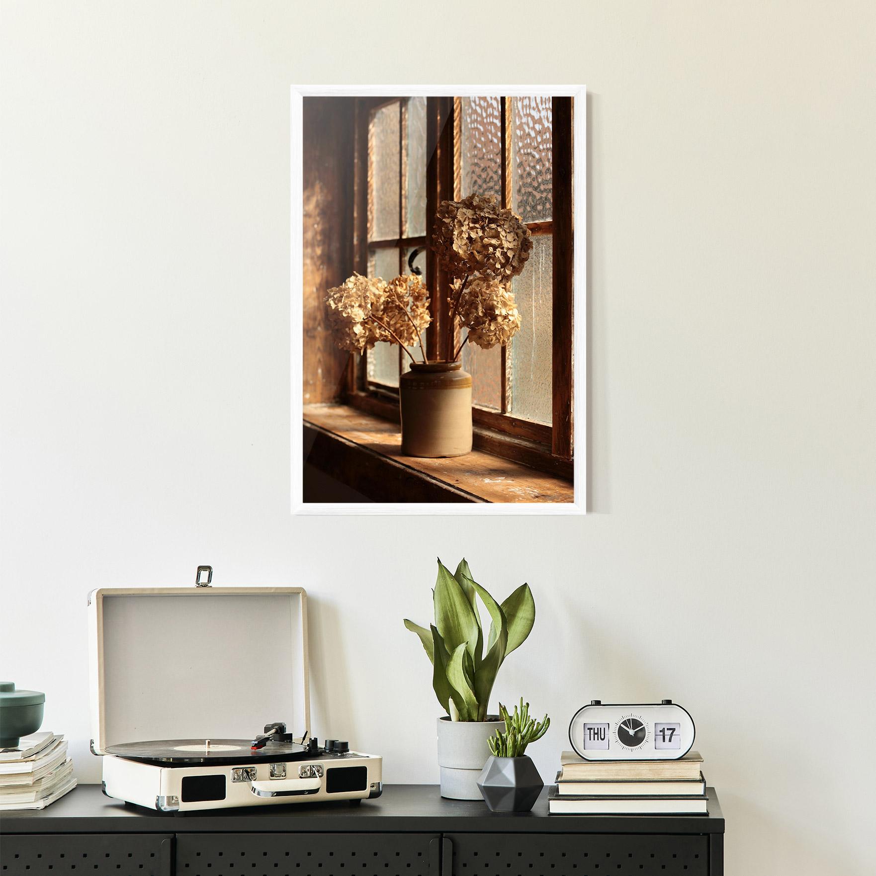 Gerahmte Poster Vintage Vase Flowers mockup 2