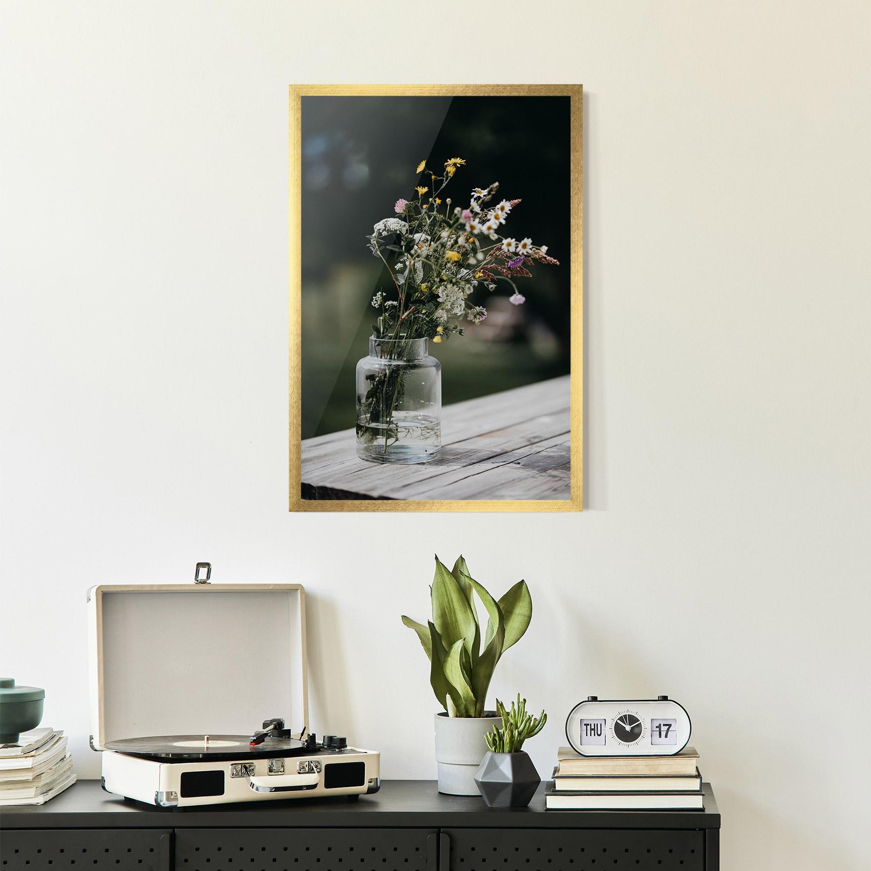 Gerahmte Poster Nature Vase Flower mockup 2