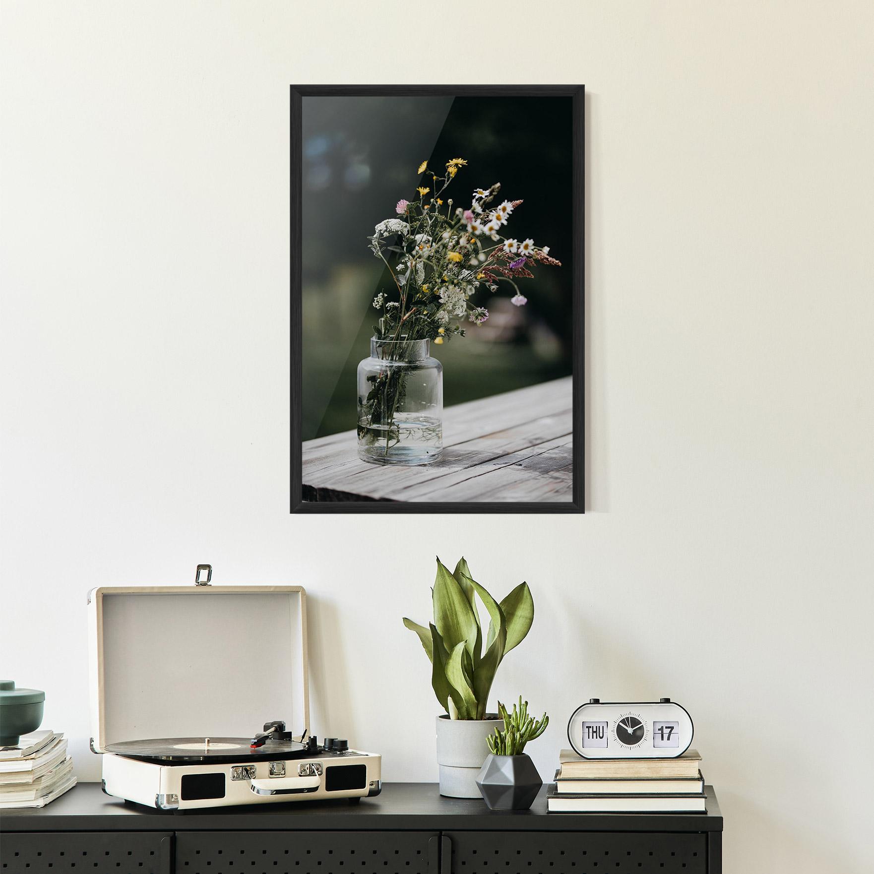 Gerahmte Poster Nature Vase Flower mockup 2