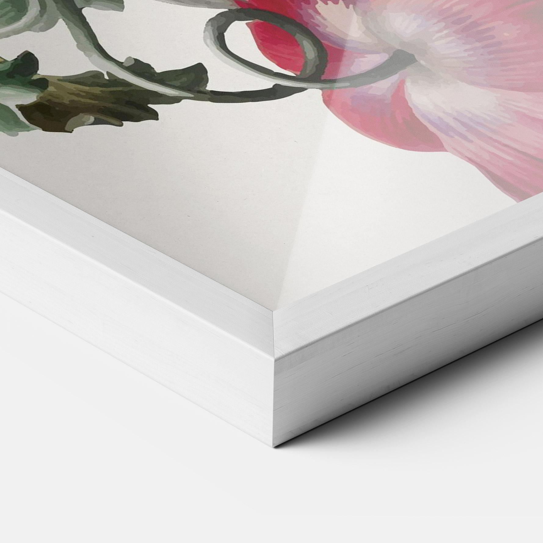 Gerahmte Poster Butterfly Vase mockup 3