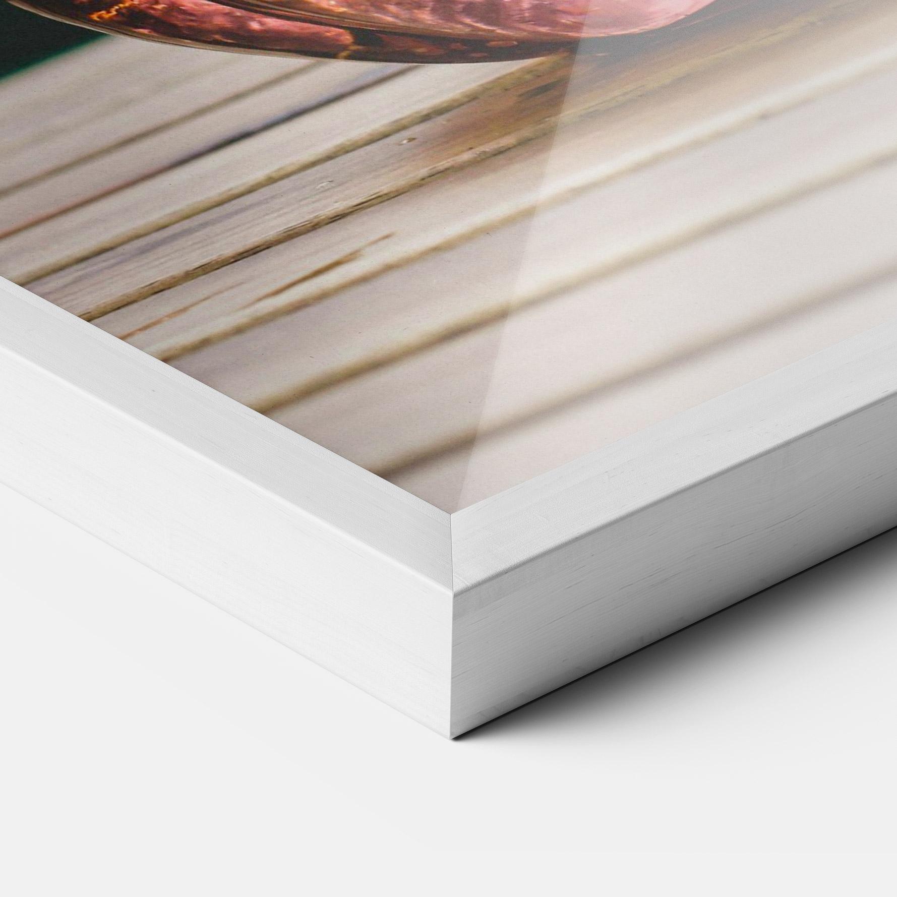 Gerahmte Poster Pink Vase Flower mockup 3