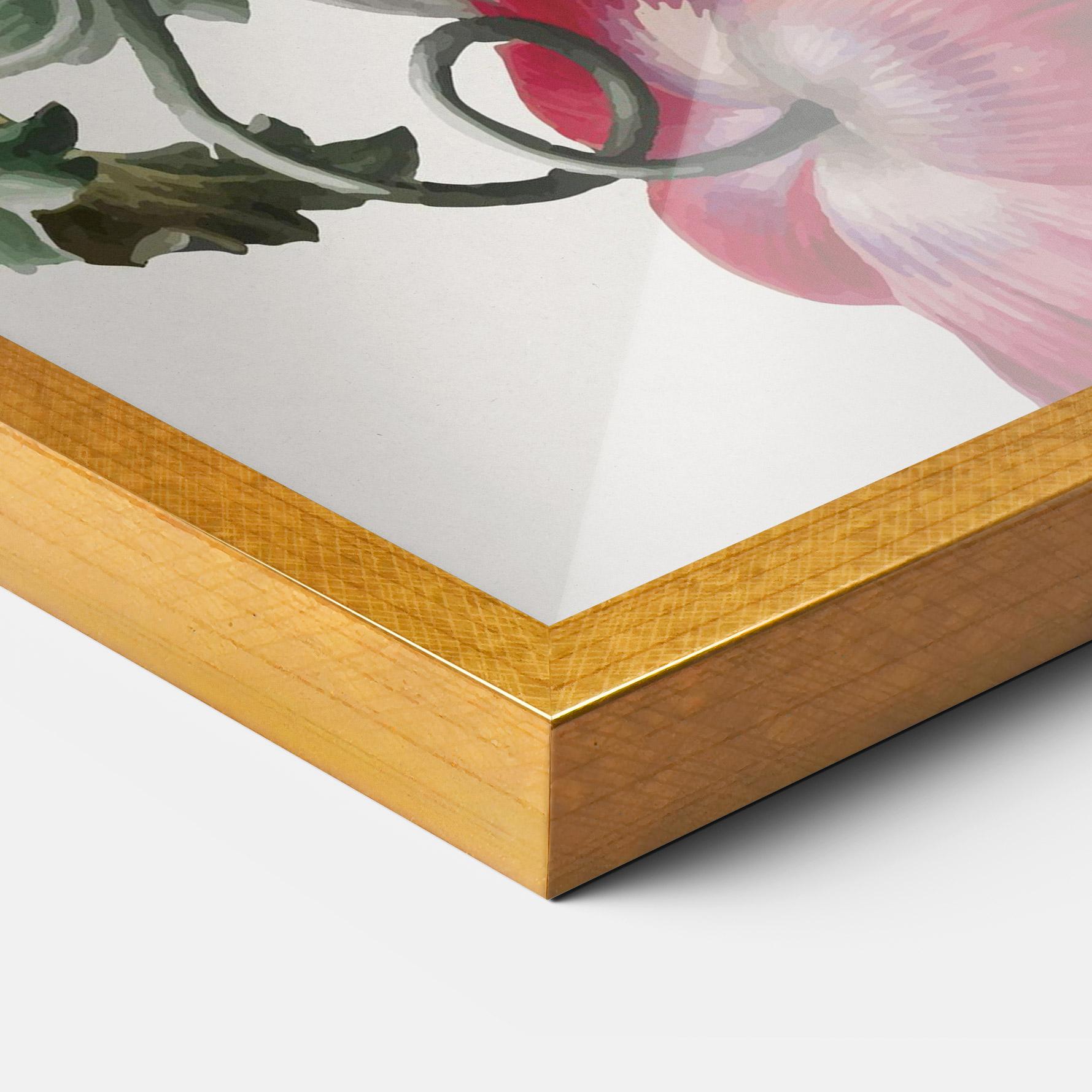 Gerahmte Poster Butterfly Vase mockup 3