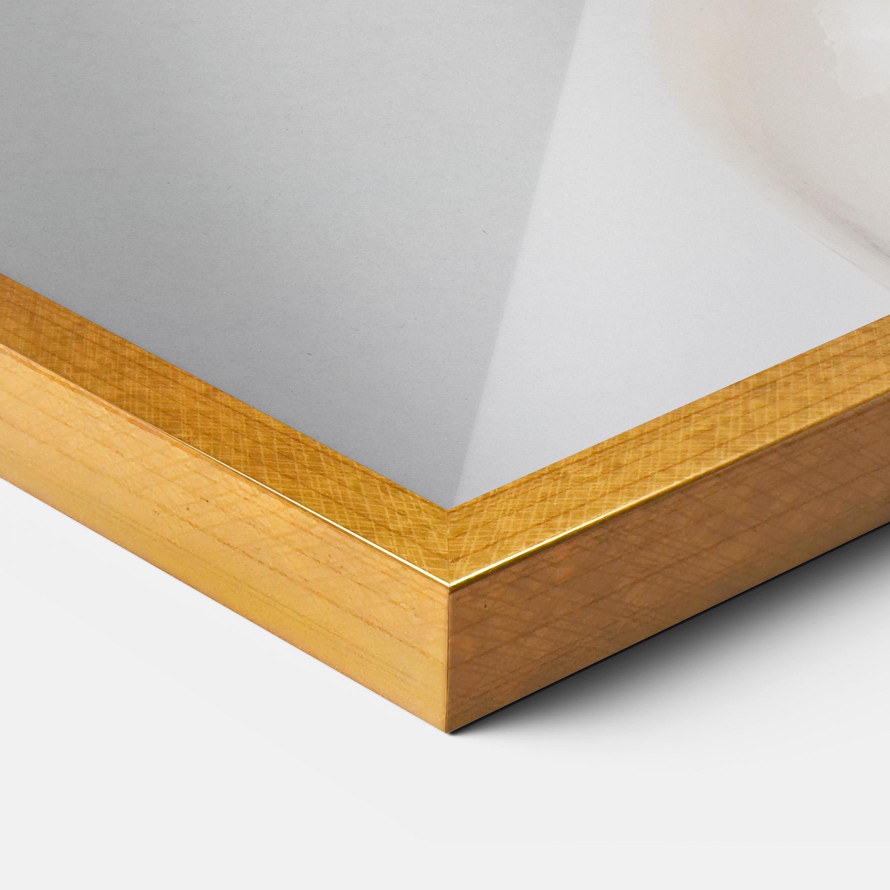 Gerahmte Poster Pink Cream Flower Vase mockup 3